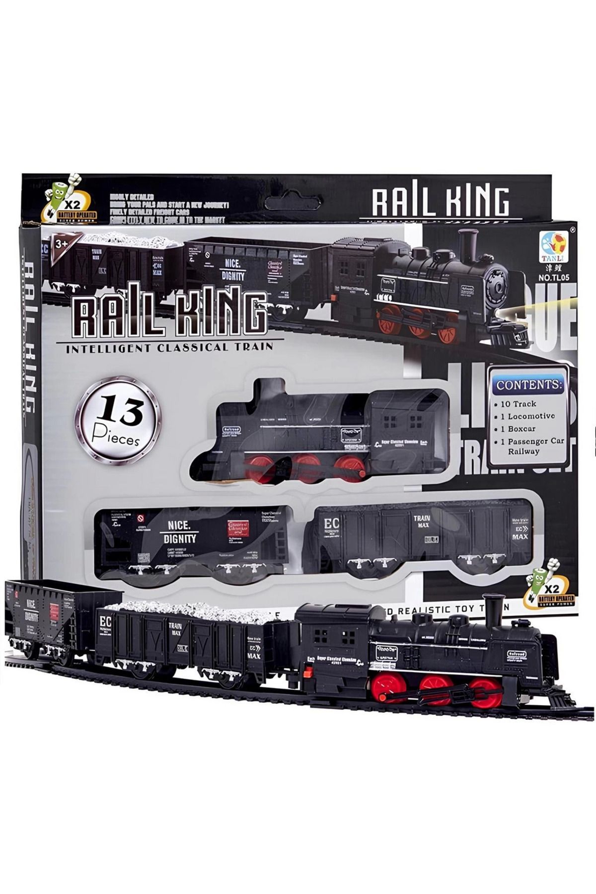 BYR Fırsat Byr Pilli Tren Seti 13 Parça - A8265-Tl05 Yeni
