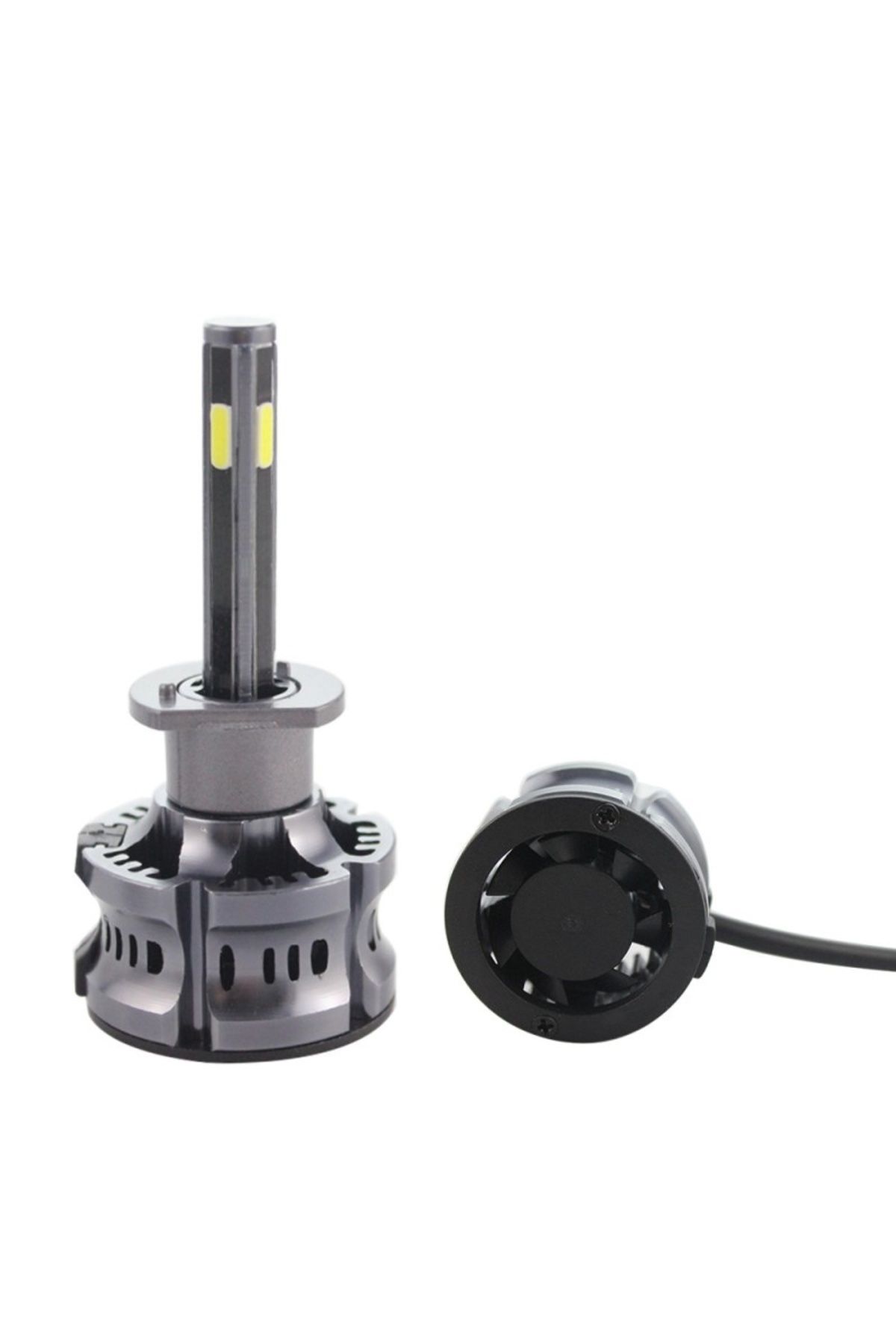 TECHSTAR-Set of 2 Techstar® N8 Auto LEDs, H1, 50w, 5500 Lumens, 3000K-8000K, AUTO, 12-24 Volts, COB, Canbus, 3