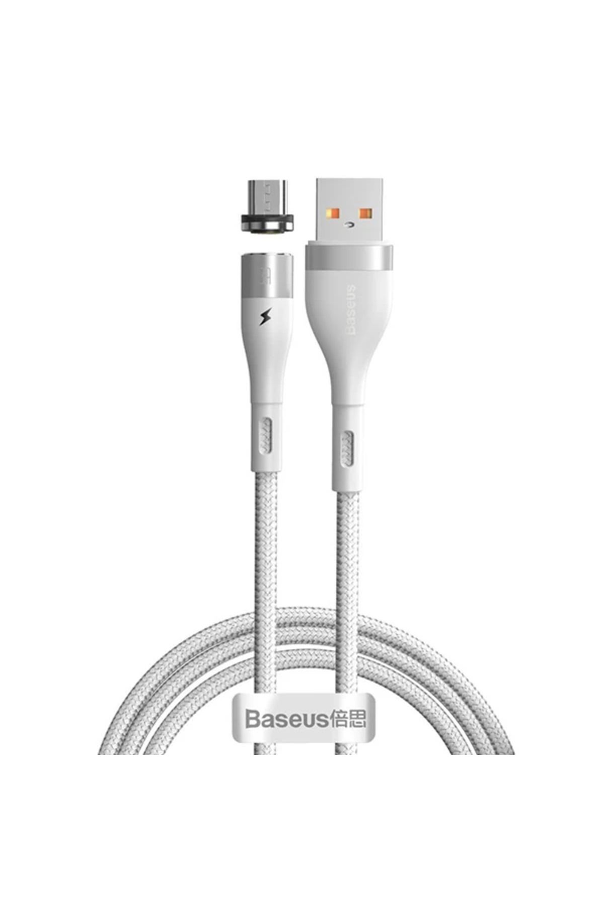mudikonsept Zinc Safe Manyetik Usb Kablo Şarj Android Micro 2.1A 1Metre-(5775) - MDE9544-1201