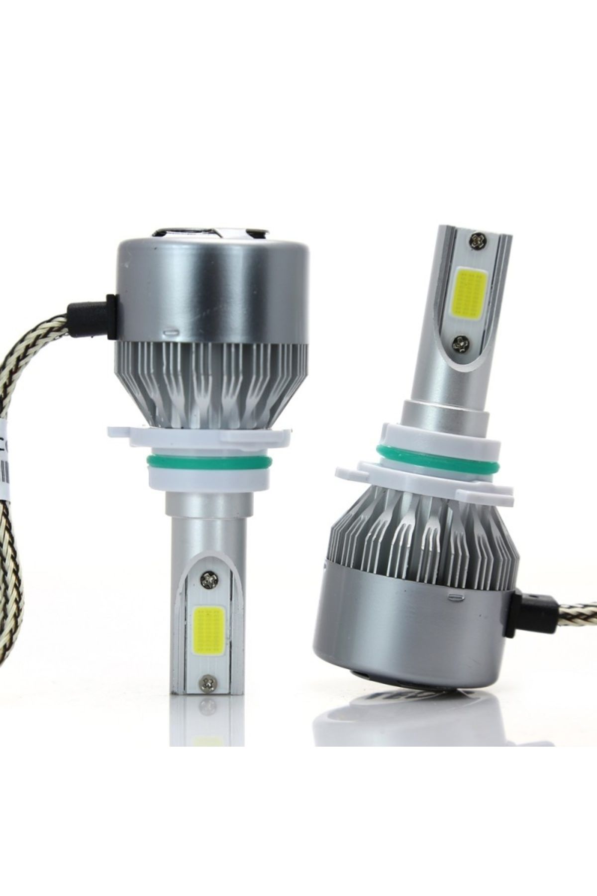 TECHSTAR-Set of 2 Techstar® C6 Auto LEDs, 9006, 36w, 3800 Lumens, 6500K, AUTO, 12-24 Volts, COB 3