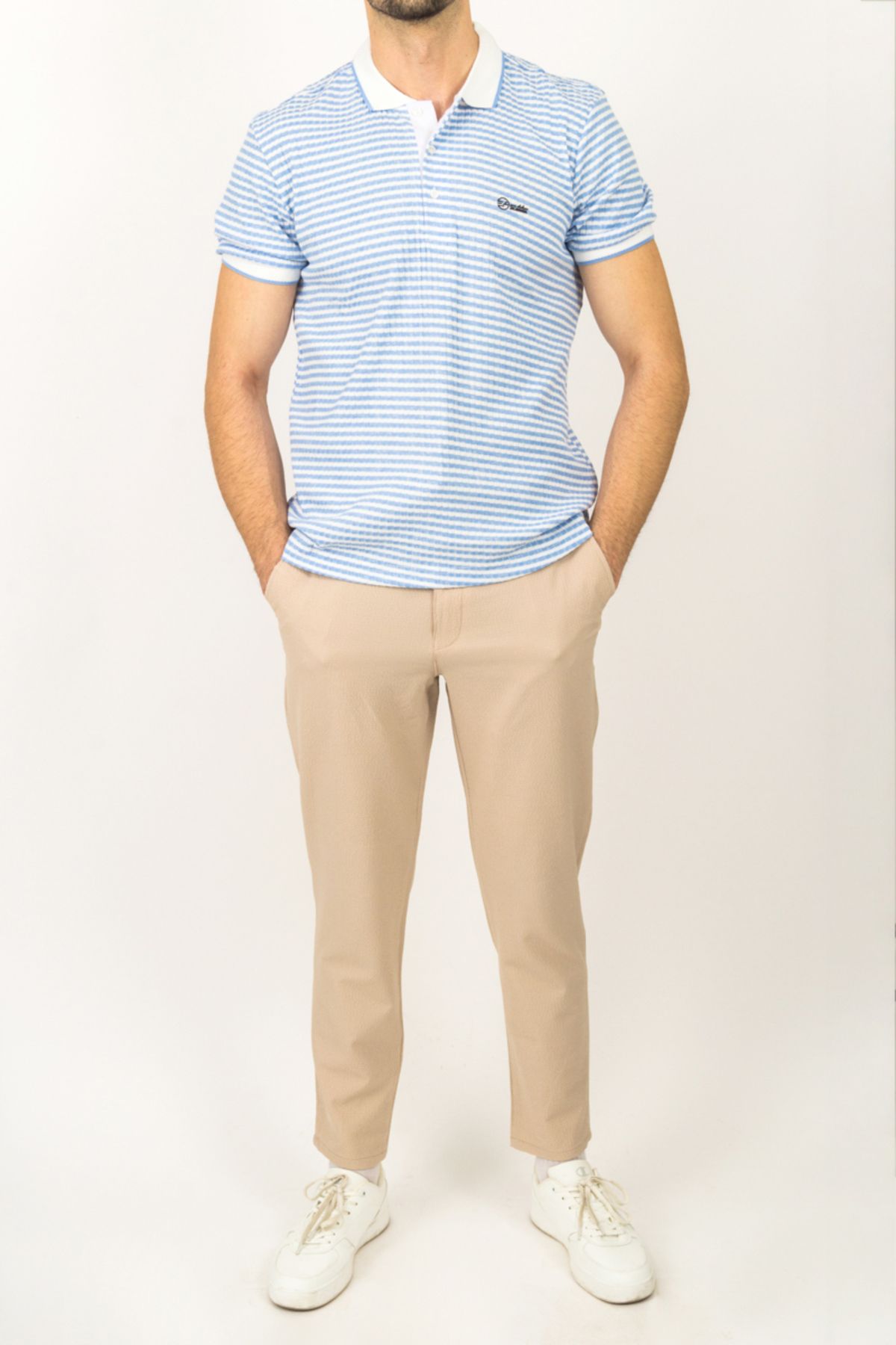 APT PRESTIGE Beli Lastikli Basic Desen Jogger Pantolon