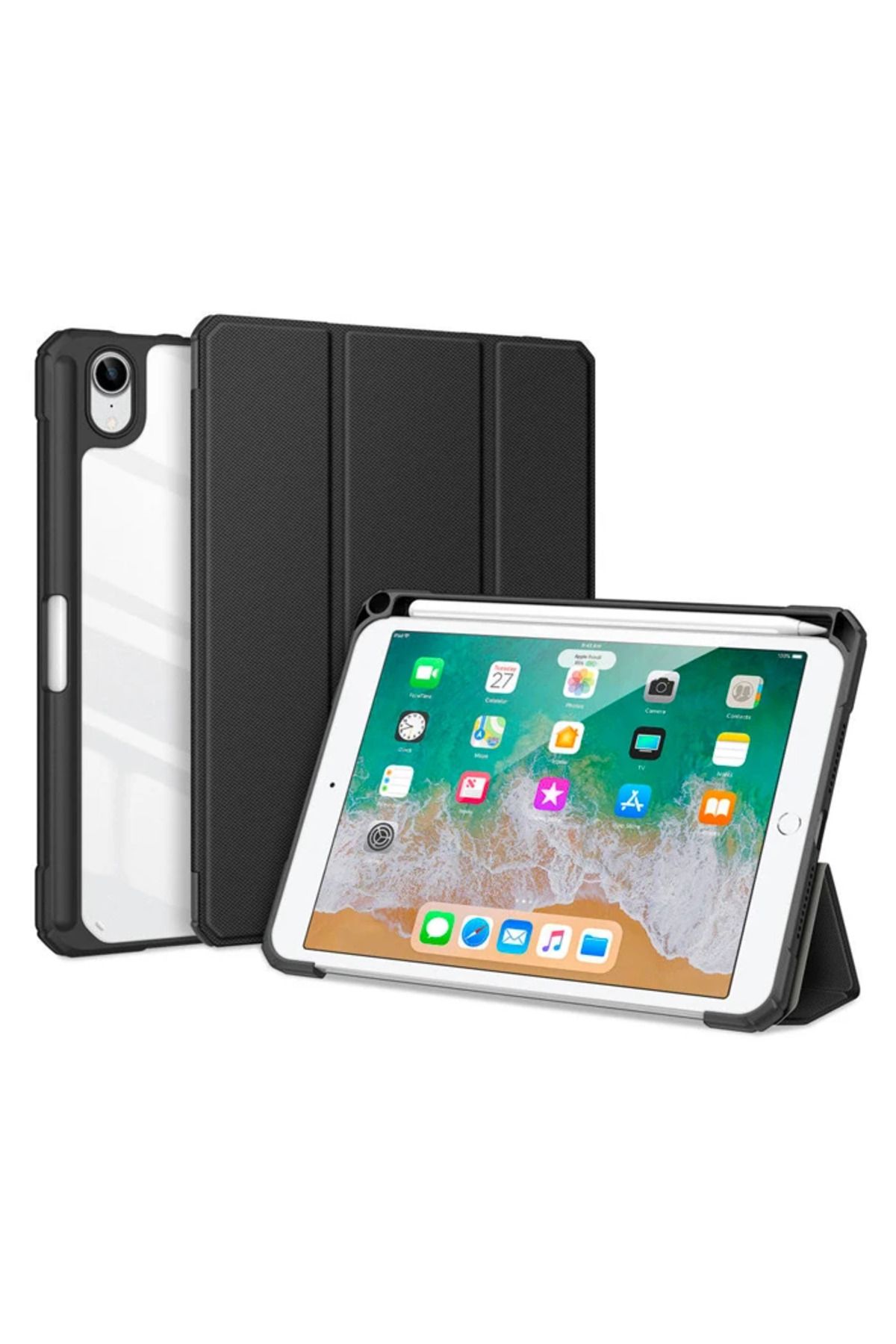 Uyguna Kapında DUX DUCIS iPad Mini 6 (2021) ve Mini 7 (2024) Kılıf Kalem Yerli Toby Series Kılı - SVU2682-7676