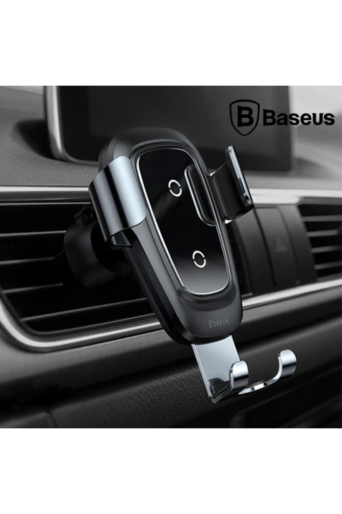 mudikonsept Gravity Metal Wireless Kablosuz Araç Şarj Tutucu Wxyl-B0a-(5775) - MDE3791-7927