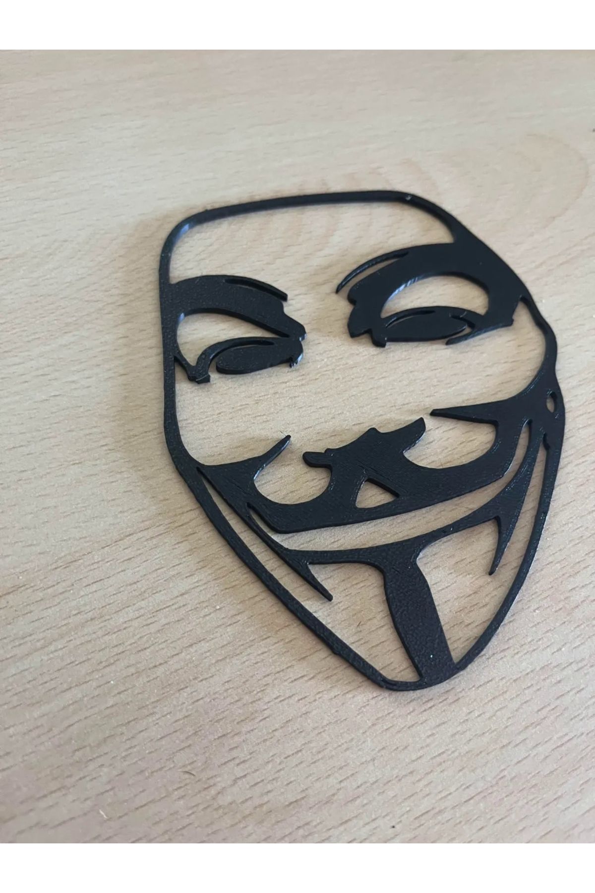 3dmakers V for Vendetta Tarzı Duvar Dekoru – 3D Baskı Modern Tasarım