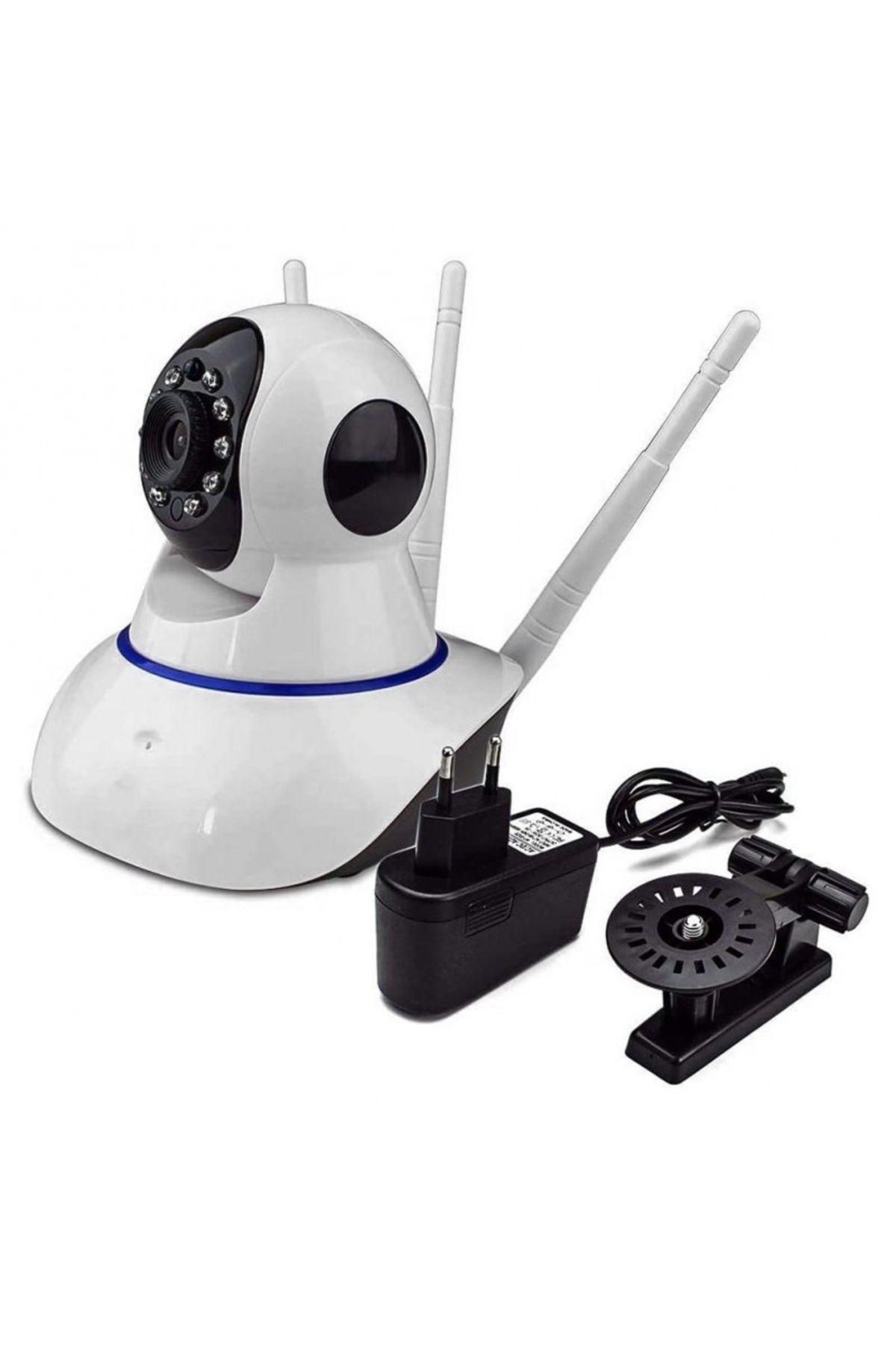 TECHSTAR-Cameră de supraveghere IP D20 PTZ, fără fir, 355°, 720p, LED IR, senzor de mișcare, microfon, S 6