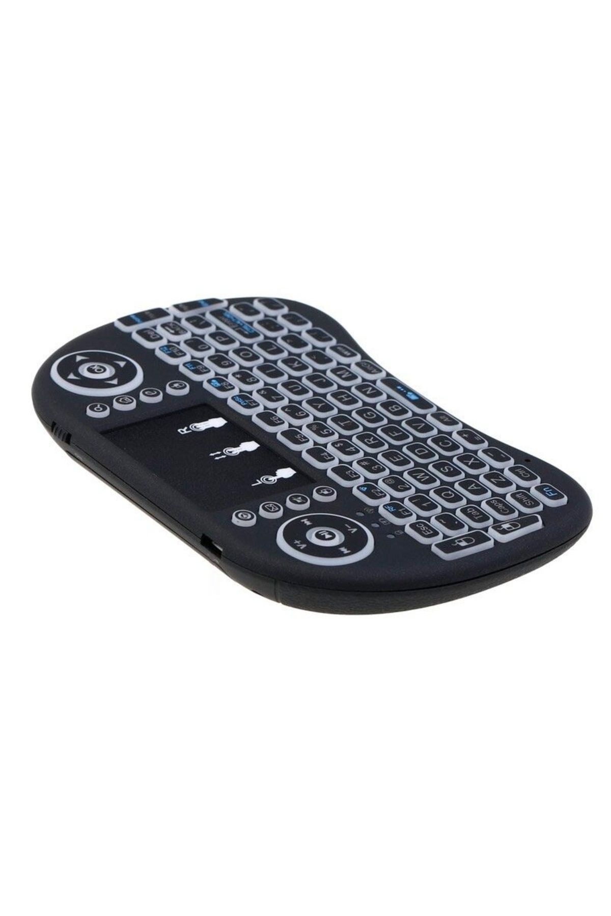 TECHSTAR-® I8 Rgb Play Wireless Illuminated Keyboard, Air Mouse, With Touchpad, For Tv Box And Mini P 5