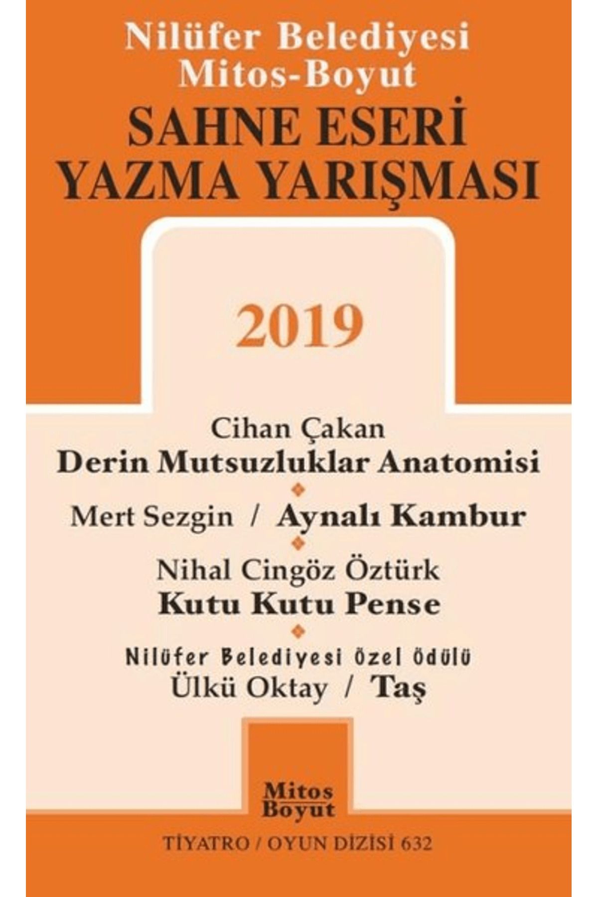 Mitos Boyut Yayınları Sahne Eseri Yazma Yarışması 2019