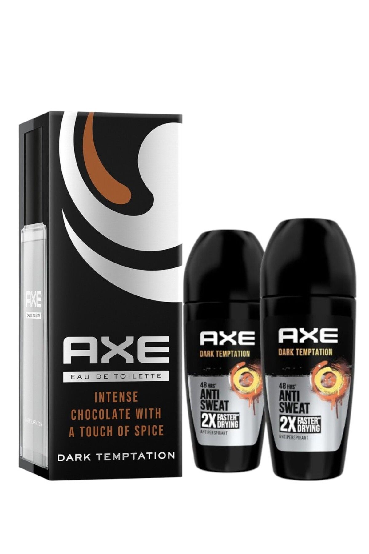 Axe Erkek Parfüm EDT Dark Temptation 100 ml + Roll On Dark Temptation 50 ml 2 Adet