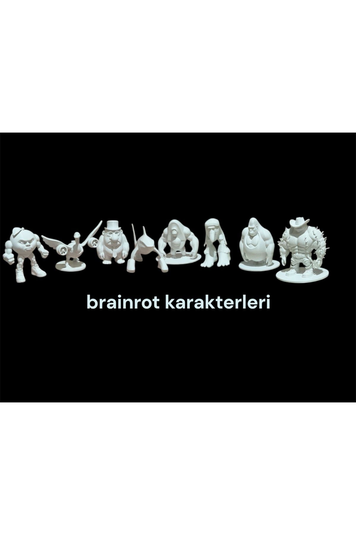 3D TASARIM Karakter figürleri