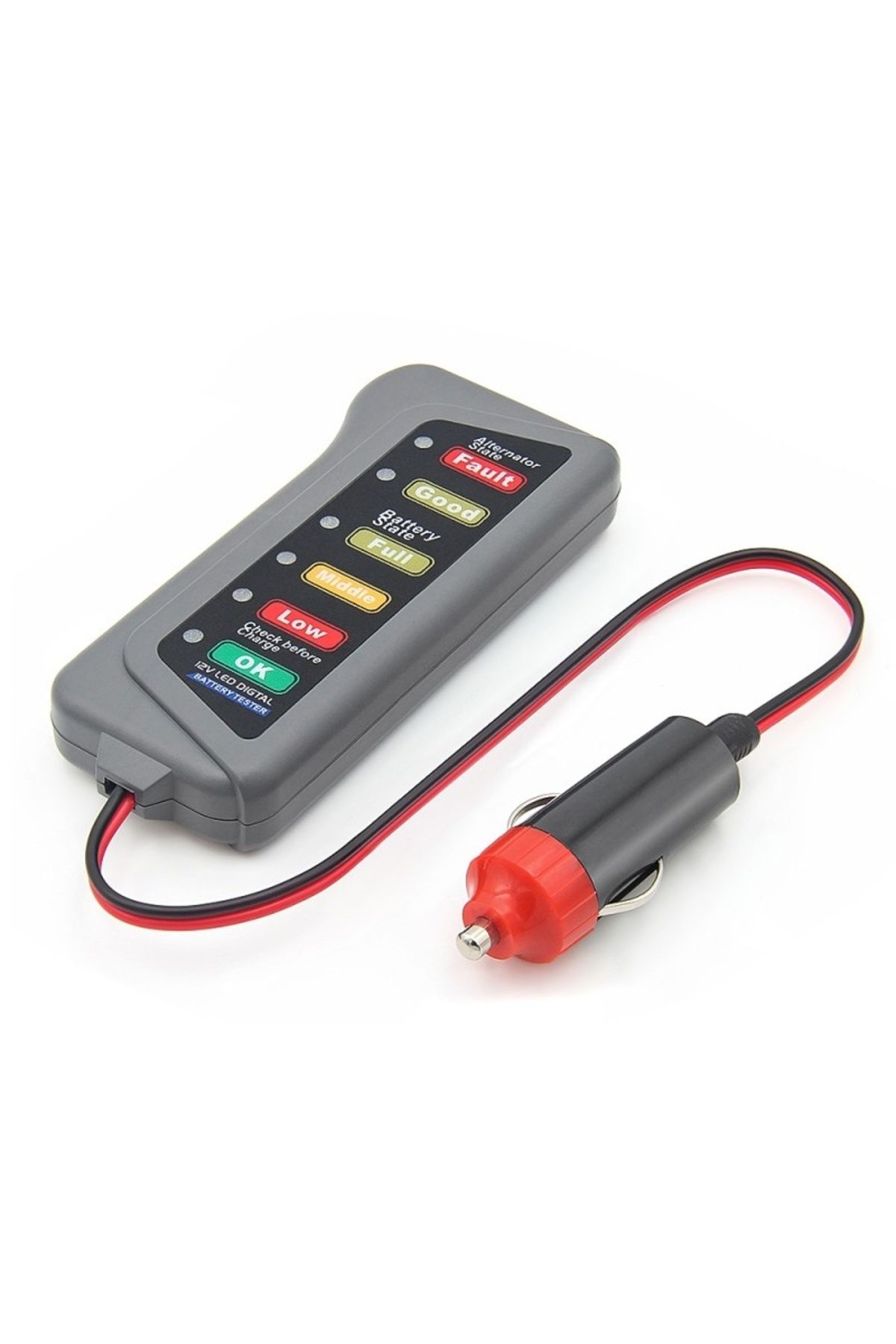 TECHSTAR-® Car Battery And Alternator Tester, Car Socket Connection, 12v, Easy To Use 4