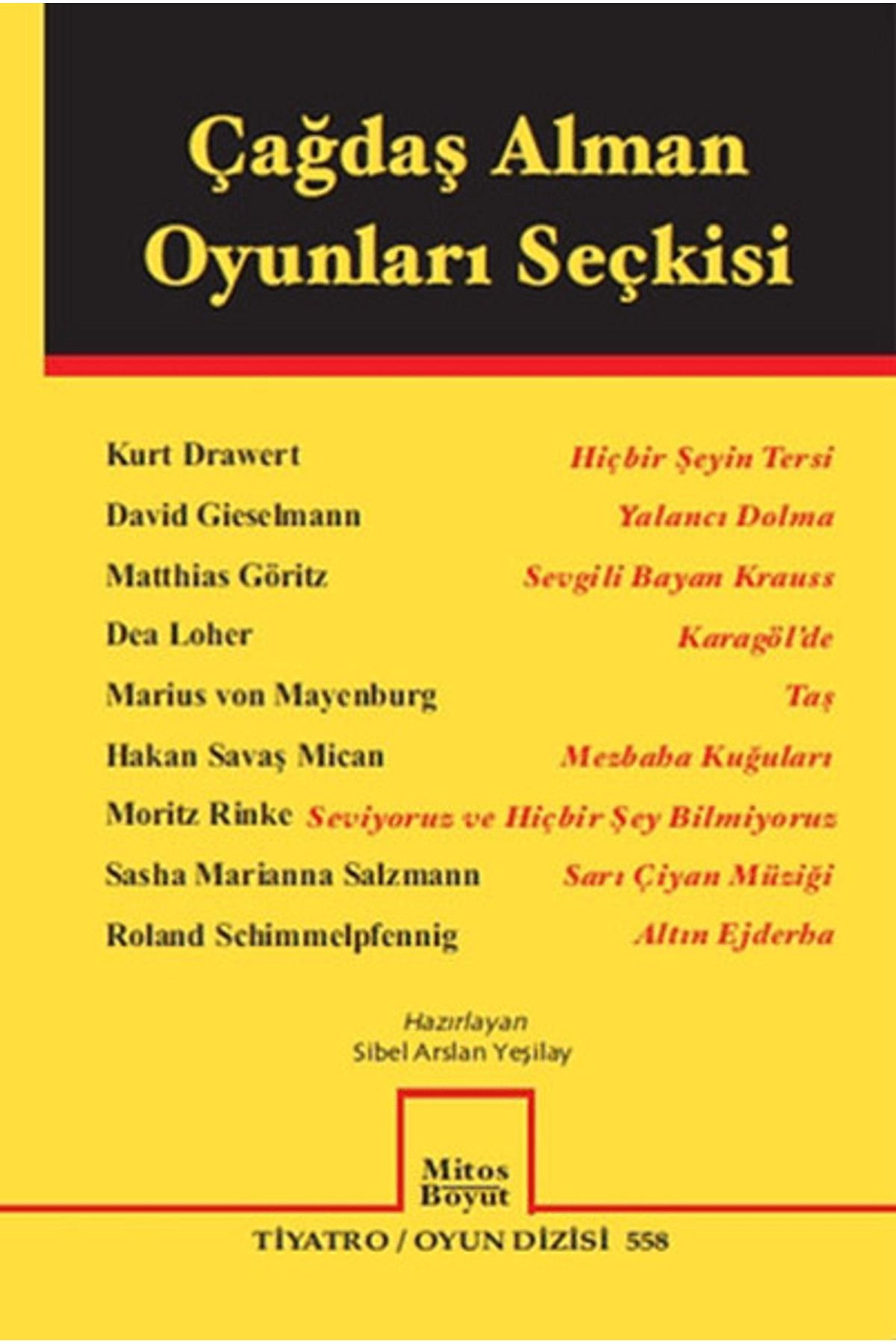 Mitos Boyut Yayınları Çağdaş Alman Oyunları Seçkisi