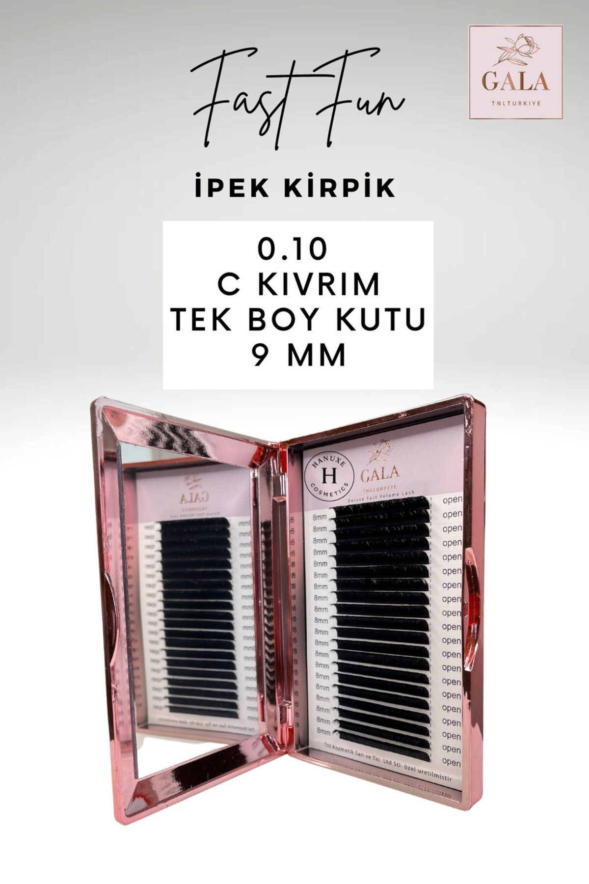 gala smart 0.10 KALINLIK / C KIVRIM / FAST FUN İPEK KİRPİK