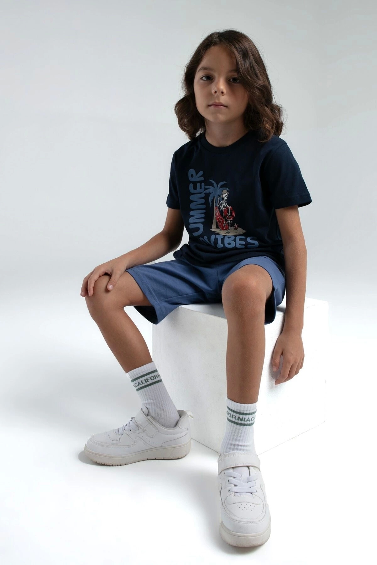 U.S. Polo Assn.-BOY'S BERMUDA SUIT - NAVY BLUE 3