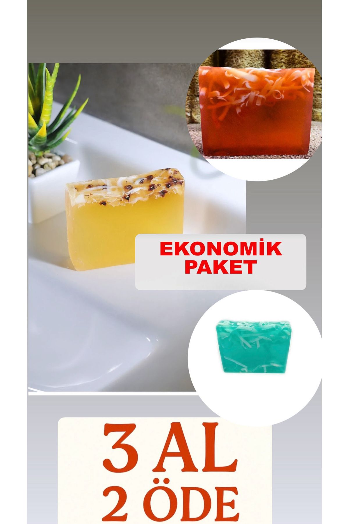 TP Avantajlı 3 ‘lü Set ( Lavanta sabunu /Okyanus Sabun /Labada Sabun