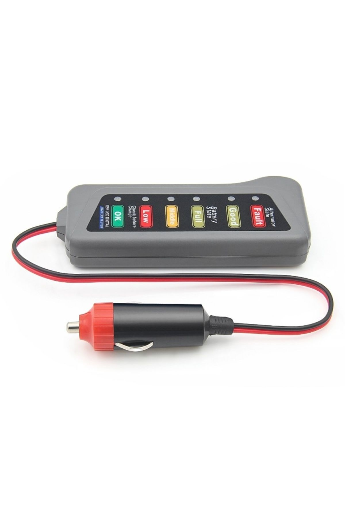 TECHSTAR-® Car Battery And Alternator Tester, Car Socket Connection, 12v, Easy To Use 5