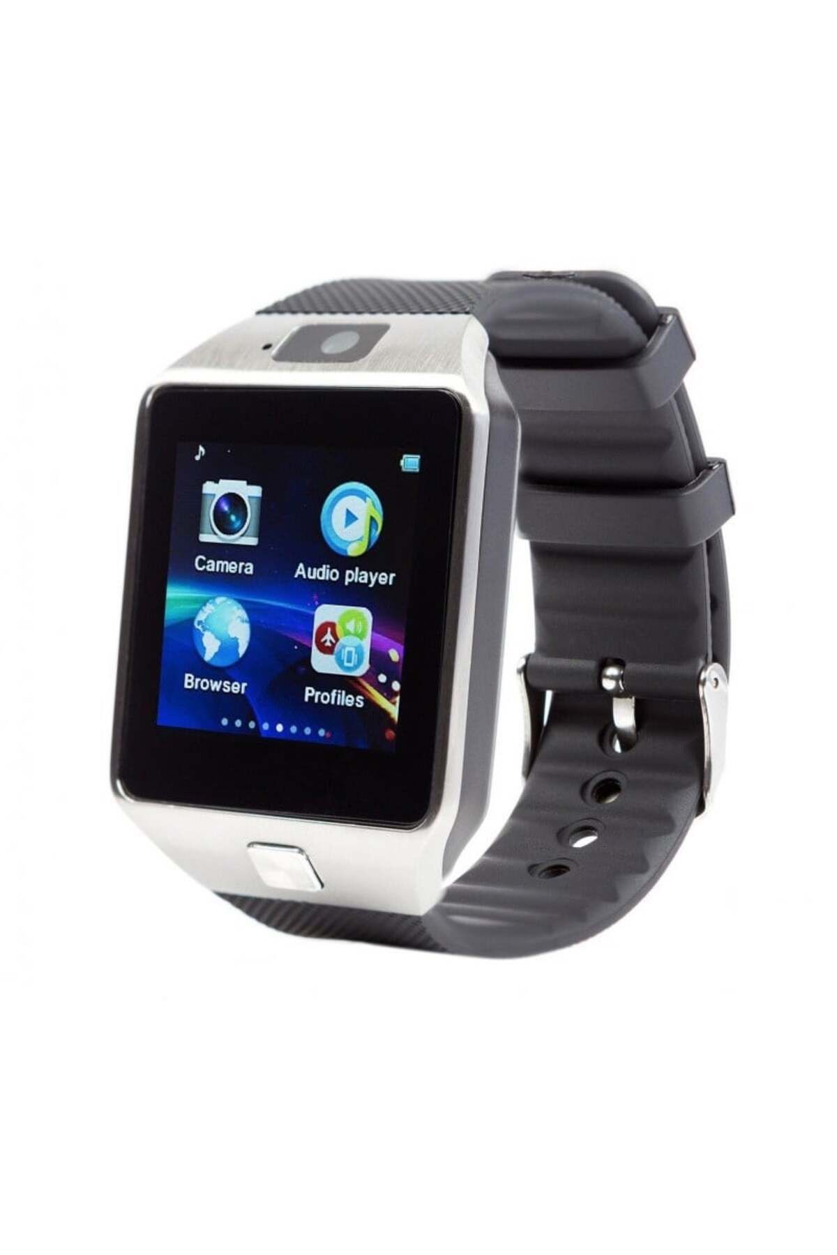 TECHSTAR-Ceas inteligent Techstar® DZ09, LCD de 1,56 inci, SIM, compatibil cu MicroSD, cameră, apeluri, SMS-uri, pedometru, funcție Sleep 10