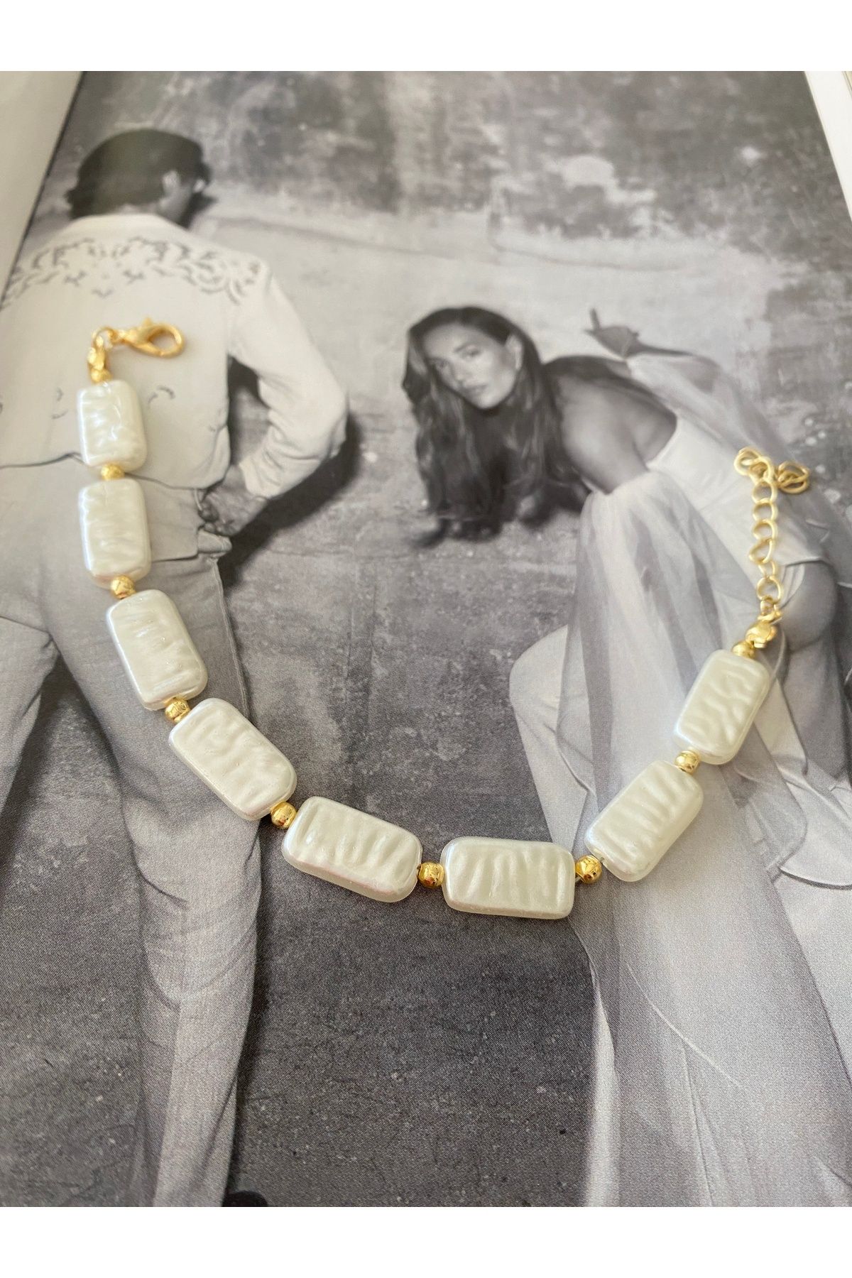 Pinery Jewels İncili Kadın Bileklik – Modern ve Şık Tasarım
