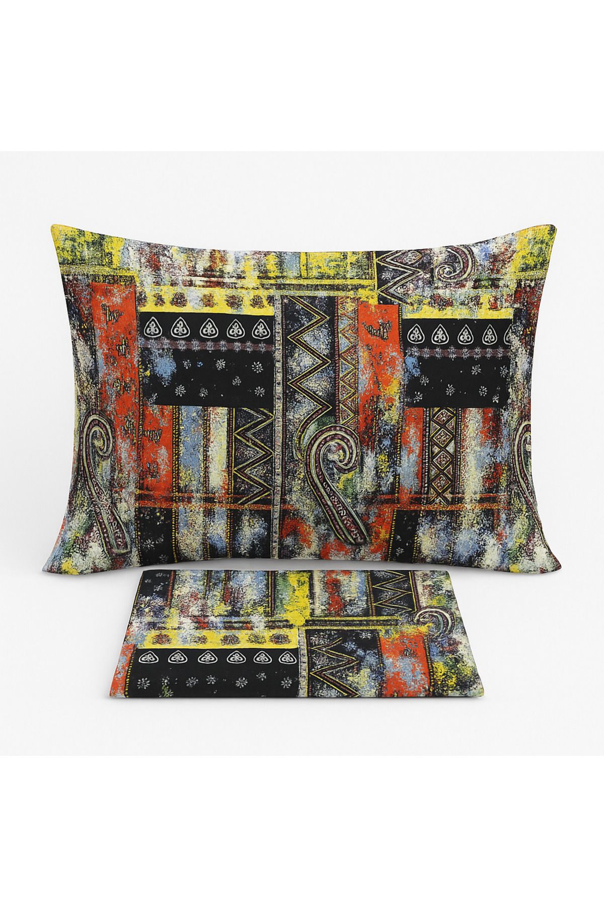 LILYUM-Digital Printed Wrinkle-Free Soft Textured Zippered Pillow Case - 2 Pieces 1