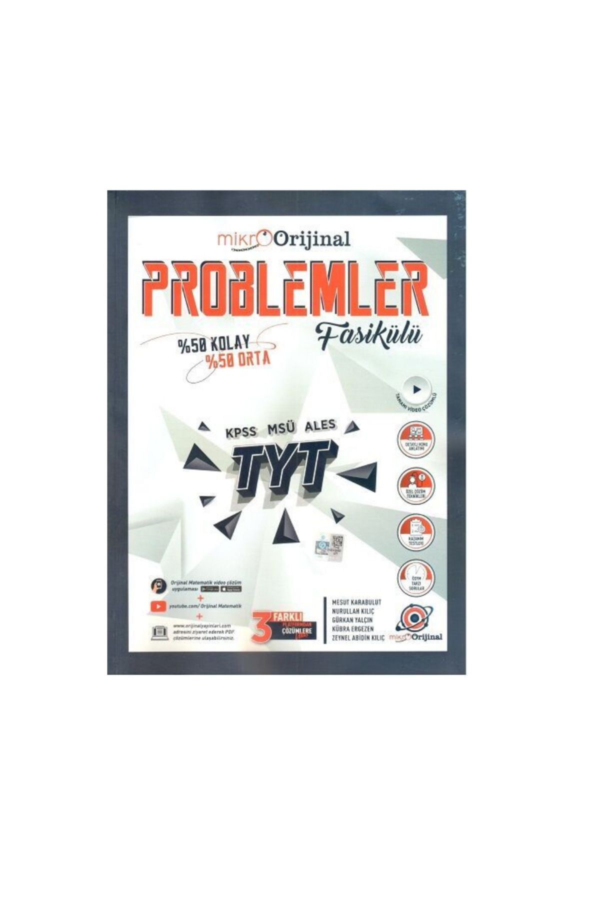 Orijinal Yayınları Orijinal Mikro TYT Problemler Fasikülü Soru Bankası
