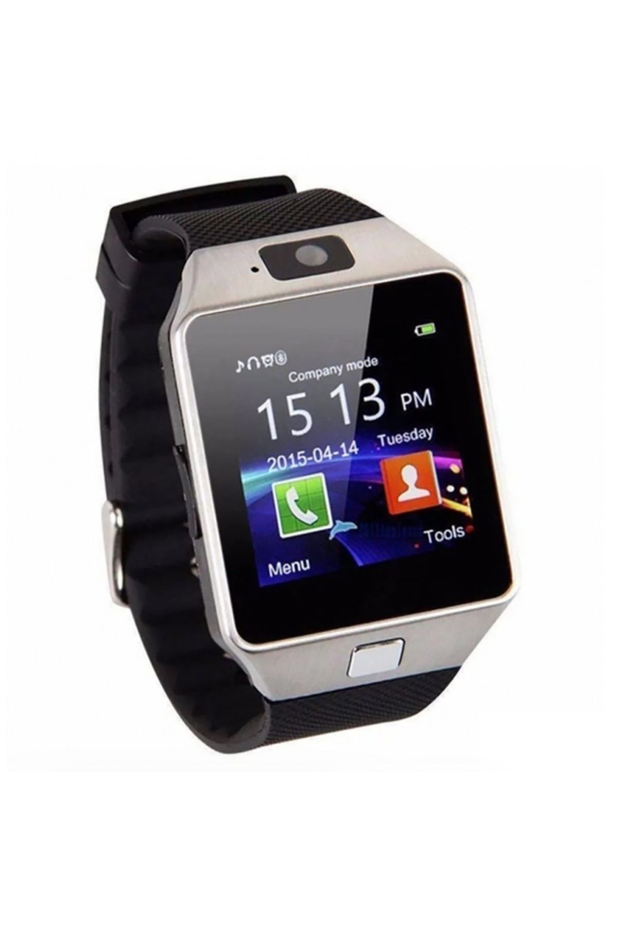 TECHSTAR-Ceas inteligent Techstar® DZ09, LCD de 1,56 inci, SIM, compatibil cu MicroSD, cameră, apeluri, SMS-uri, pedometru, funcție Sleep 8