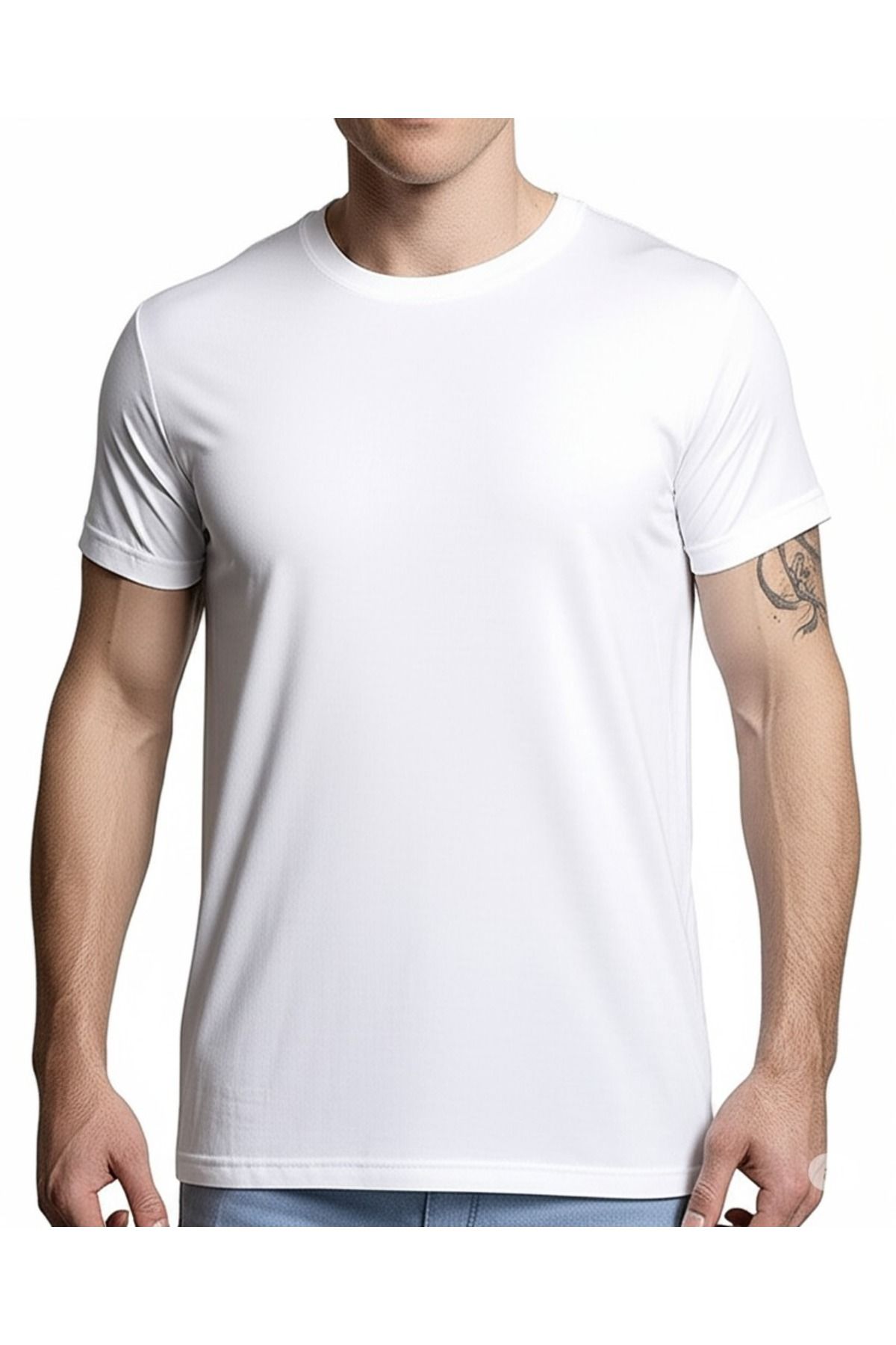 SERCEYO Erkek Bisiklet Yaka T shirt