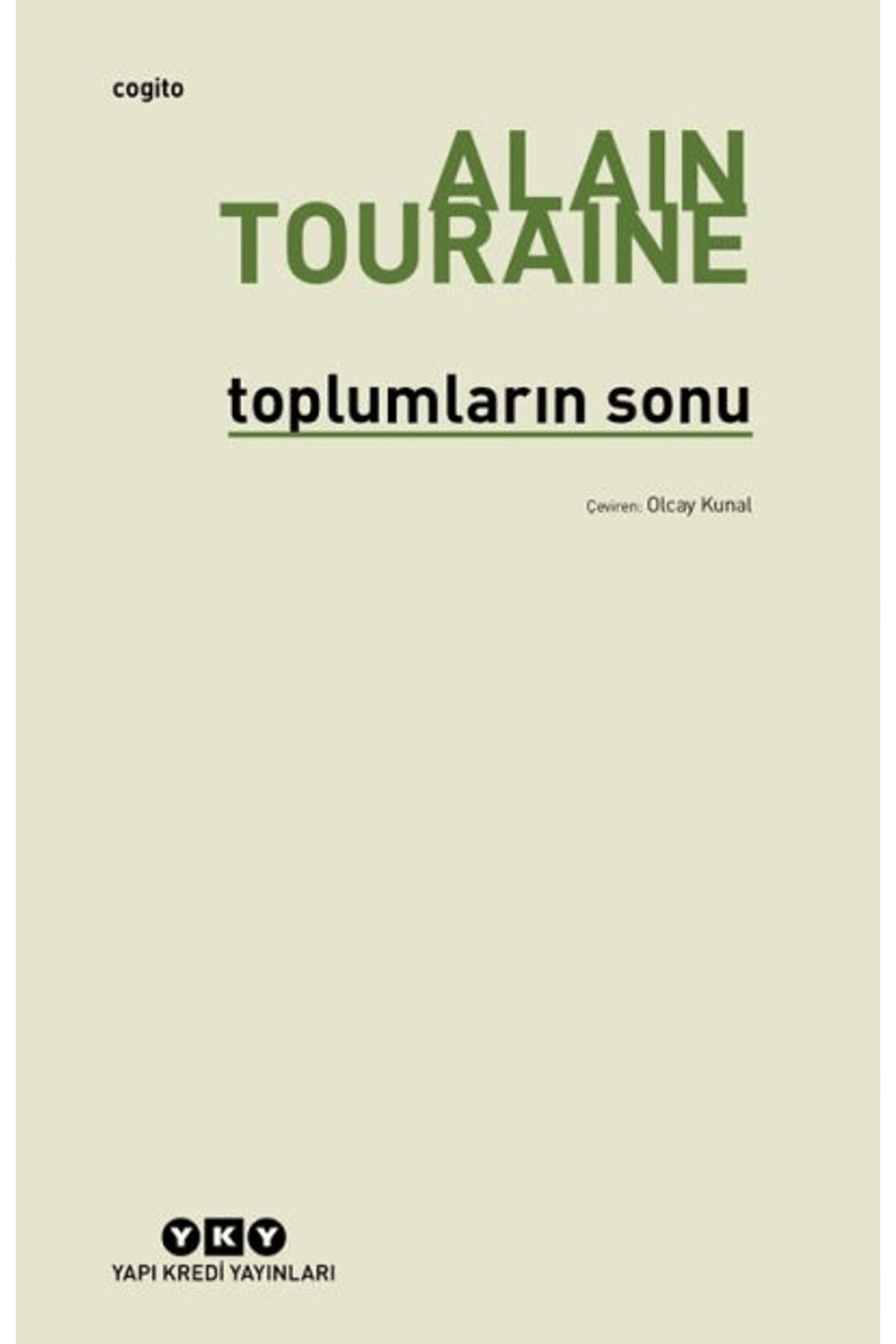 Yapı Kredi Yayınları Toplumların Sonu