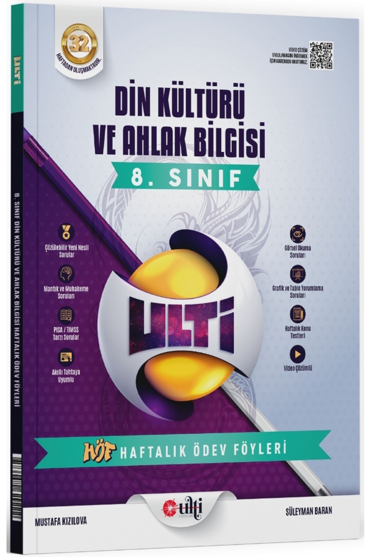 Ulti Yayınları Ulti Yayınları 8.Sınıf LGS Din Kültürü ve Ahlak Bilgisi Haftalık Ödev Föyleri