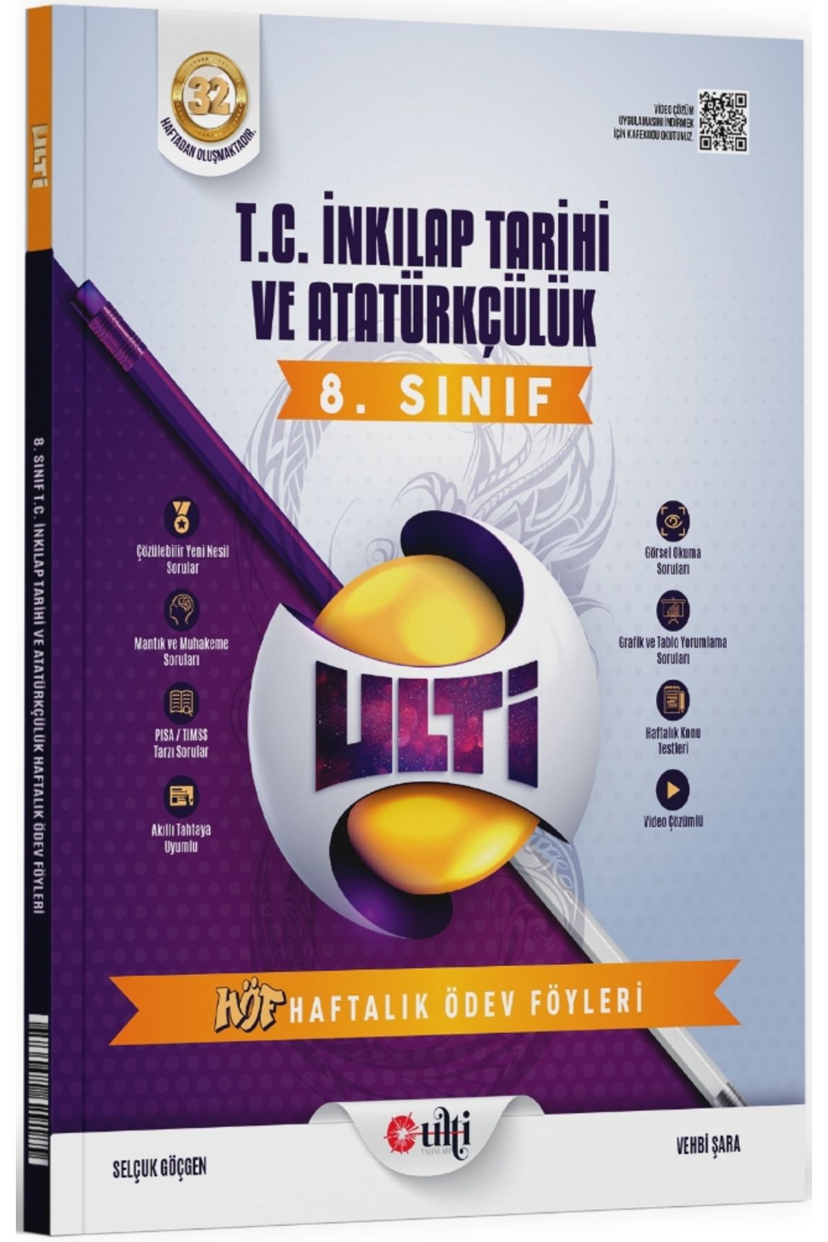 Ulti Yayınları Ulti Yayınları 8.Sınıf LGS T.C. İnkılap Tarihi ve Atatürkçülük Haftalık Ödev Föyleri