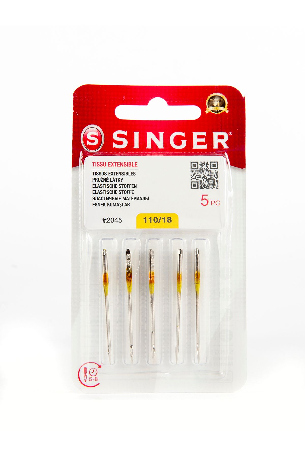 SİNGER Jarse Makine İğnesi 2045 110/18 Numara