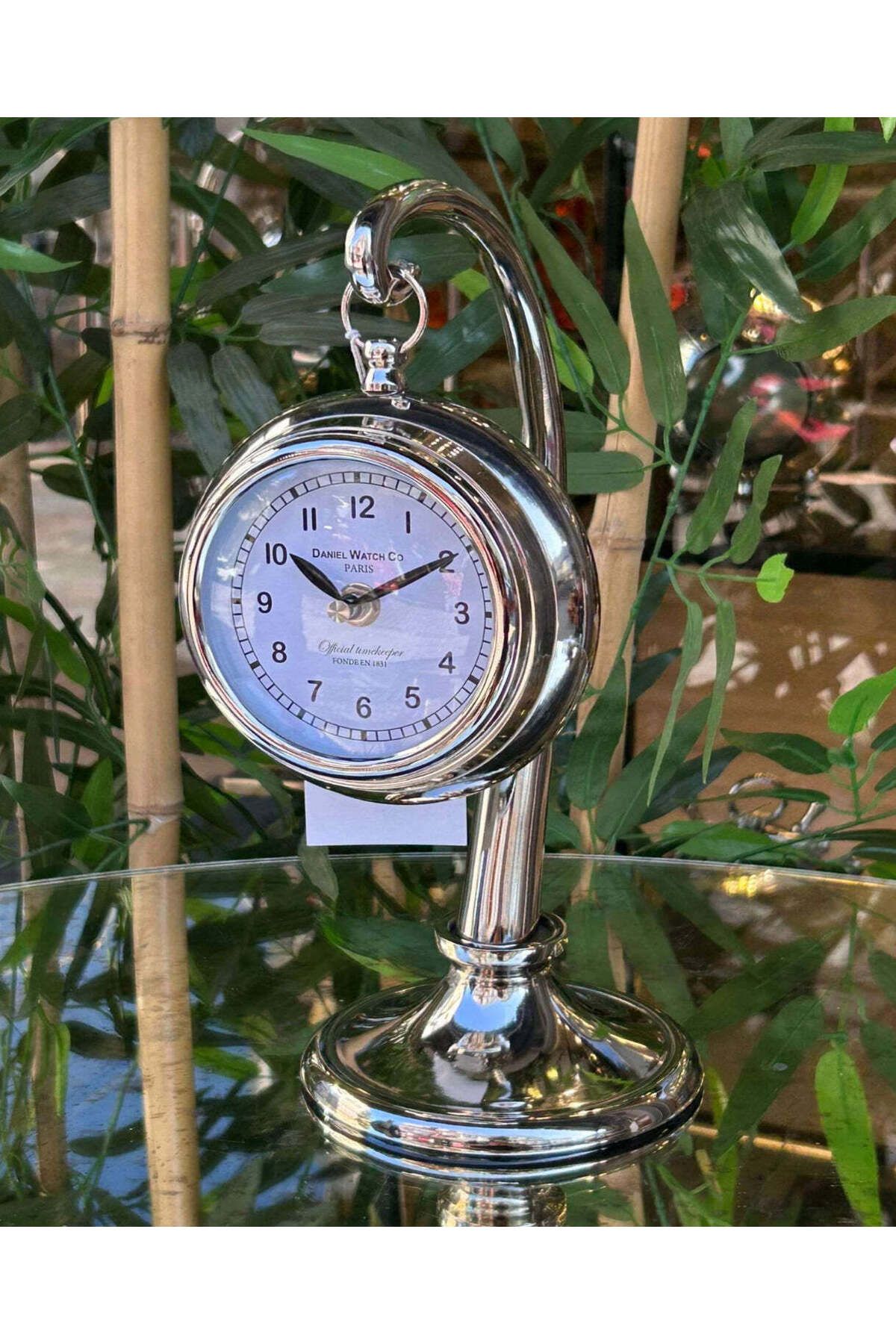 YSR CONCEPT Castime Masa Saati Gümüş