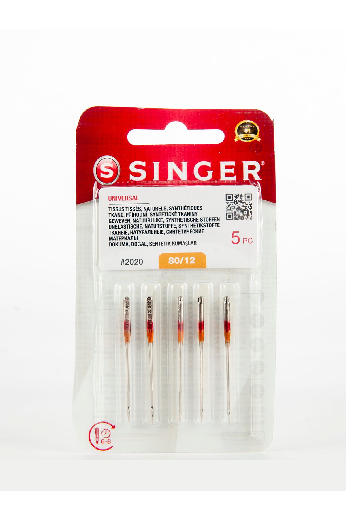 SİNGER Standart Makine İğnesi 2020 80/12 Numara