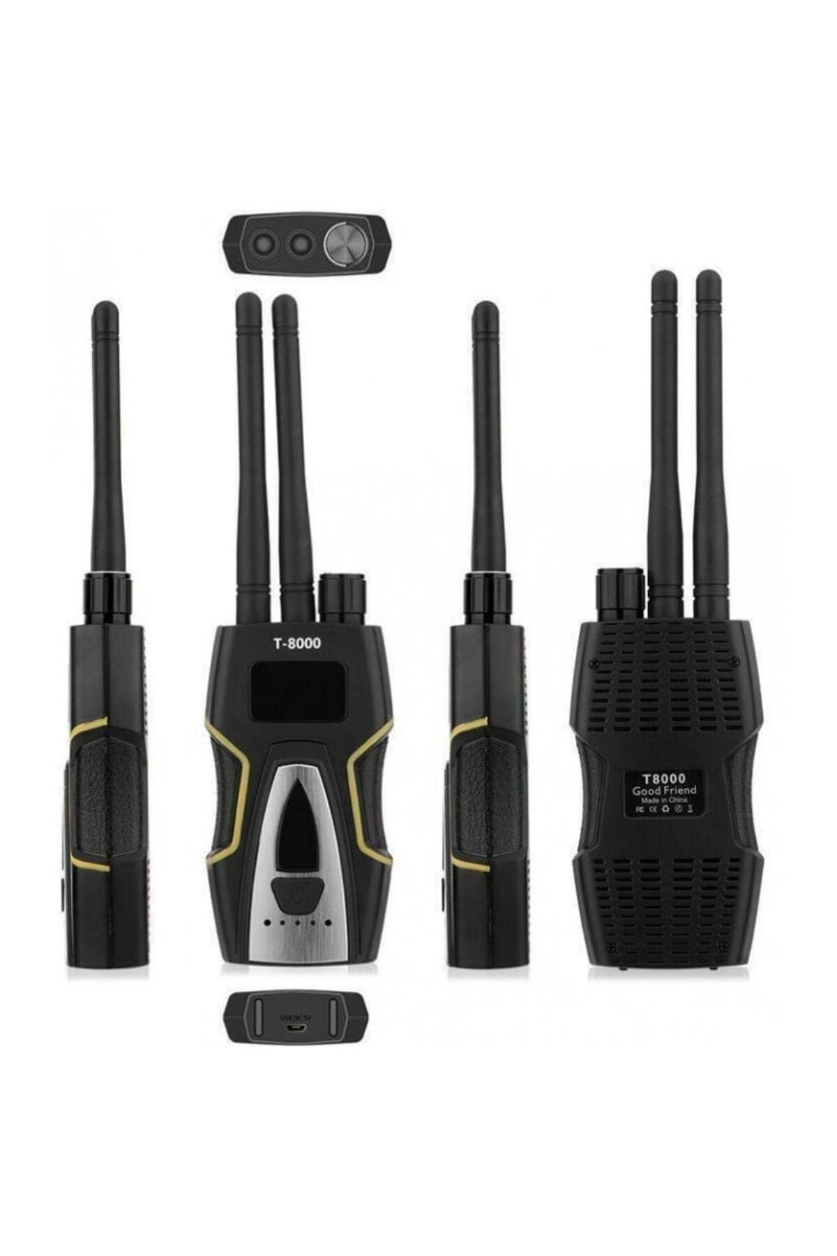 TECHSTAR-® T8000 Spy Detector, Professional, Detects Cameras, Microphones, Gps Locators, Voice Record 6