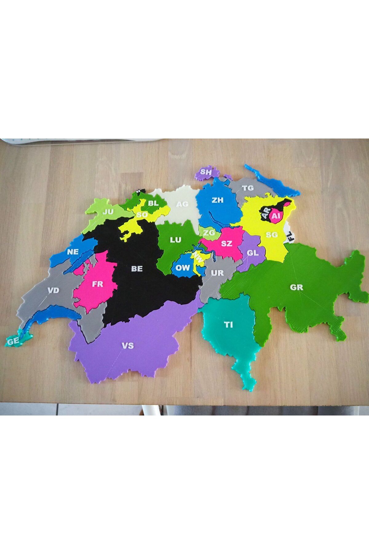 Vision Craft İsviçre harita bulmaca