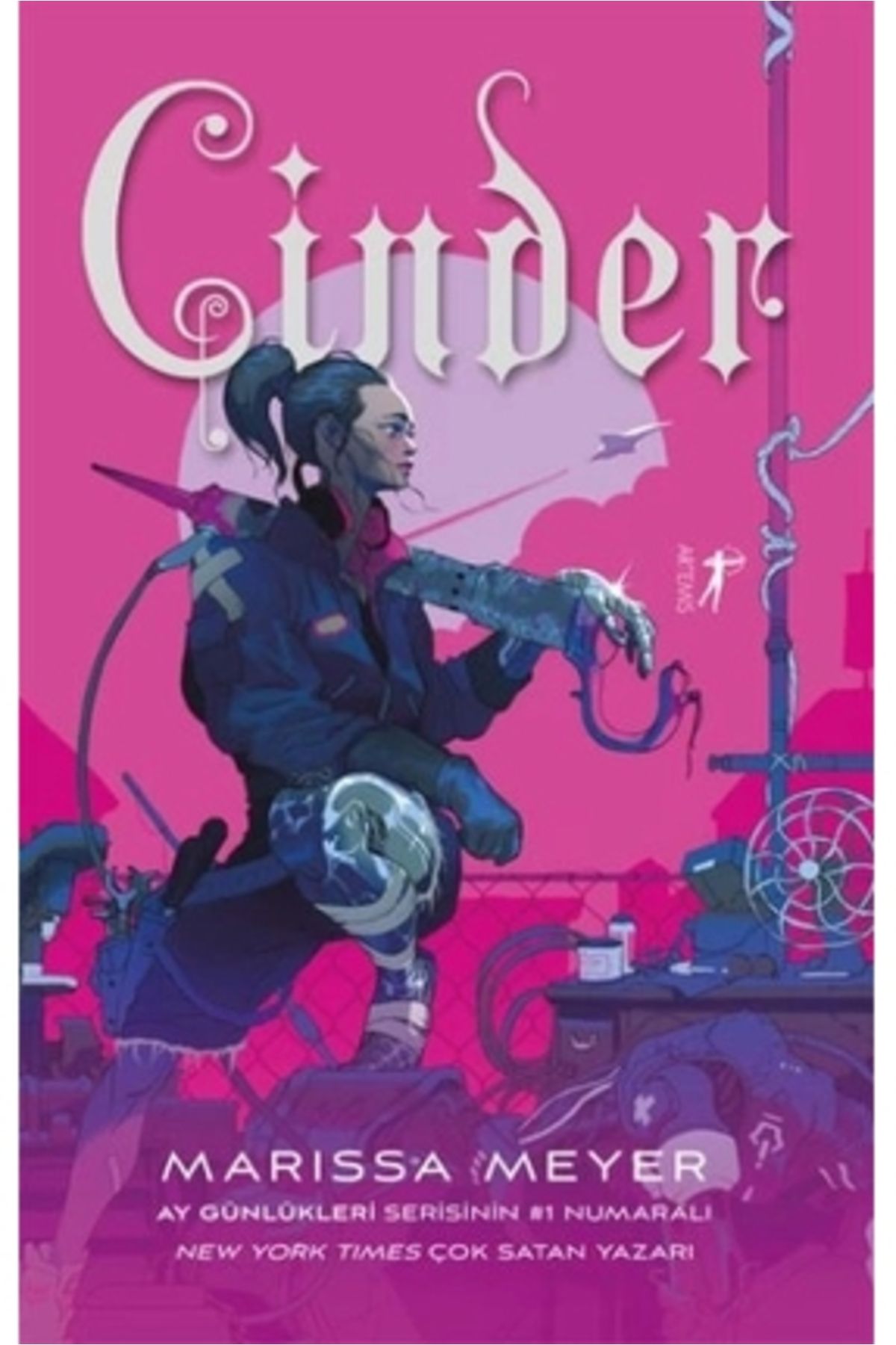 Artemis Yayınları Cinder - Bir Ay Günlüğü Kitabı + Okuma Sticker'ları