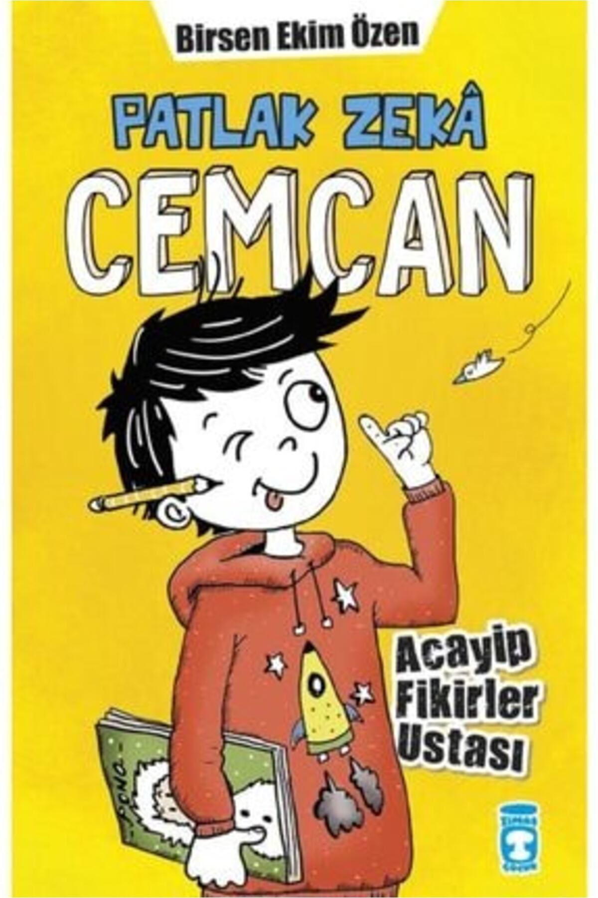 Timaş Yayınları Patlak Zeka Cemcan - Acayip Fikirler Ustası Birsen Ekim Özen + Okuma Sticker'ları