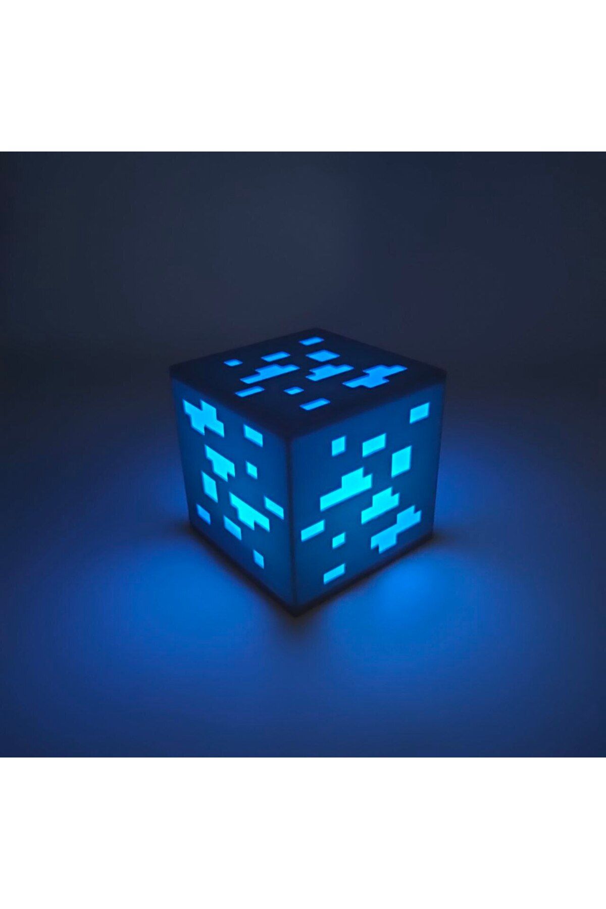 Vaiflagy Store Minecraft Maden Cevheri Masa Lambası Pilli Dekoratif Minecraft Lamba Gamer Dekorasyon