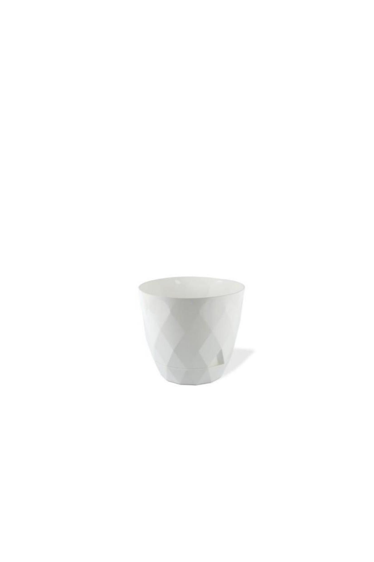 Omnipazar KRS-452 Yakamoz Tabaklı Plastik Saksı Takımı 1.3 Litre No 2