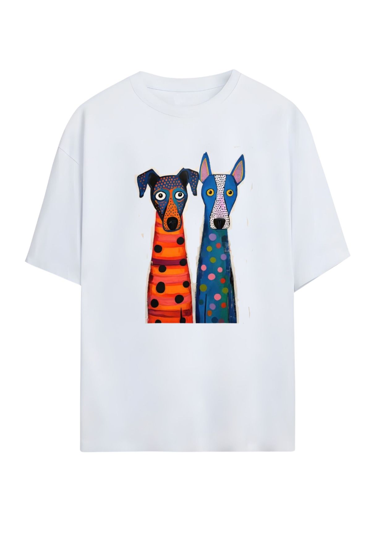 MAGORS GraffTee Unisex %100 Organik Pamuk Relaxed Fit Yuvarlak Yakalı İllüstrasyon Art Baskılı T-shirt