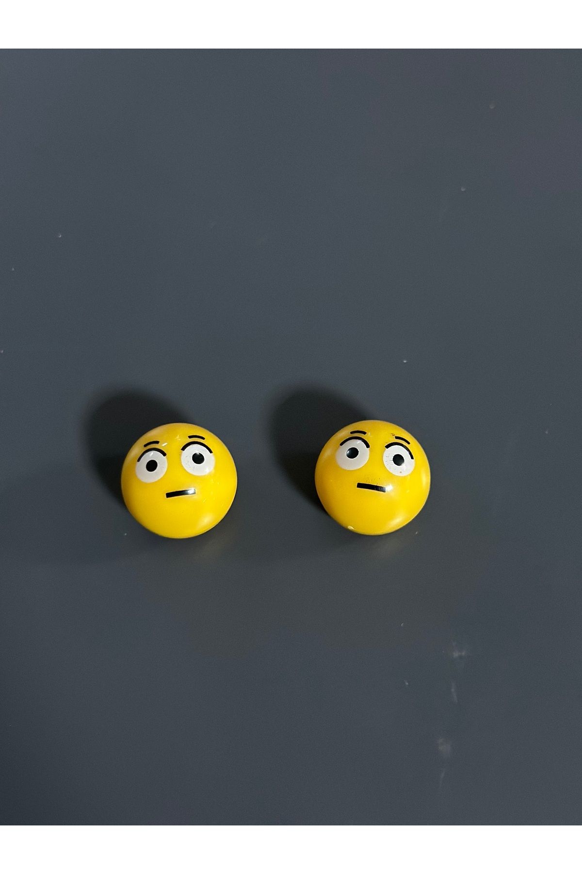 Palas Motor MOTOSİKLET SEVİMLİ EMOJİ SİBOP KAPAĞI 2 ADET ( 1 ÇİFT ÖN-ARKA İÇİN)