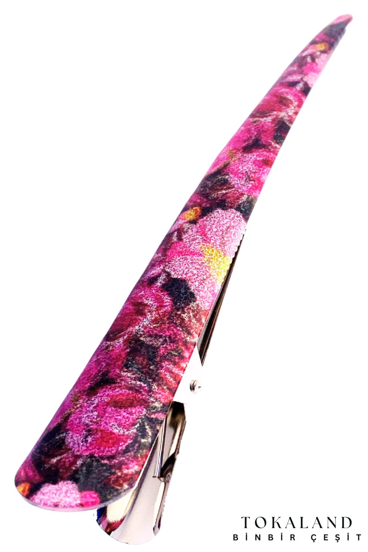 TOKALAND Pens Model Toka - Saç Topuz Yapma Tokası - Büyük Boy Pens Toka - Metal Pens Saç Toka - Timsah Toka