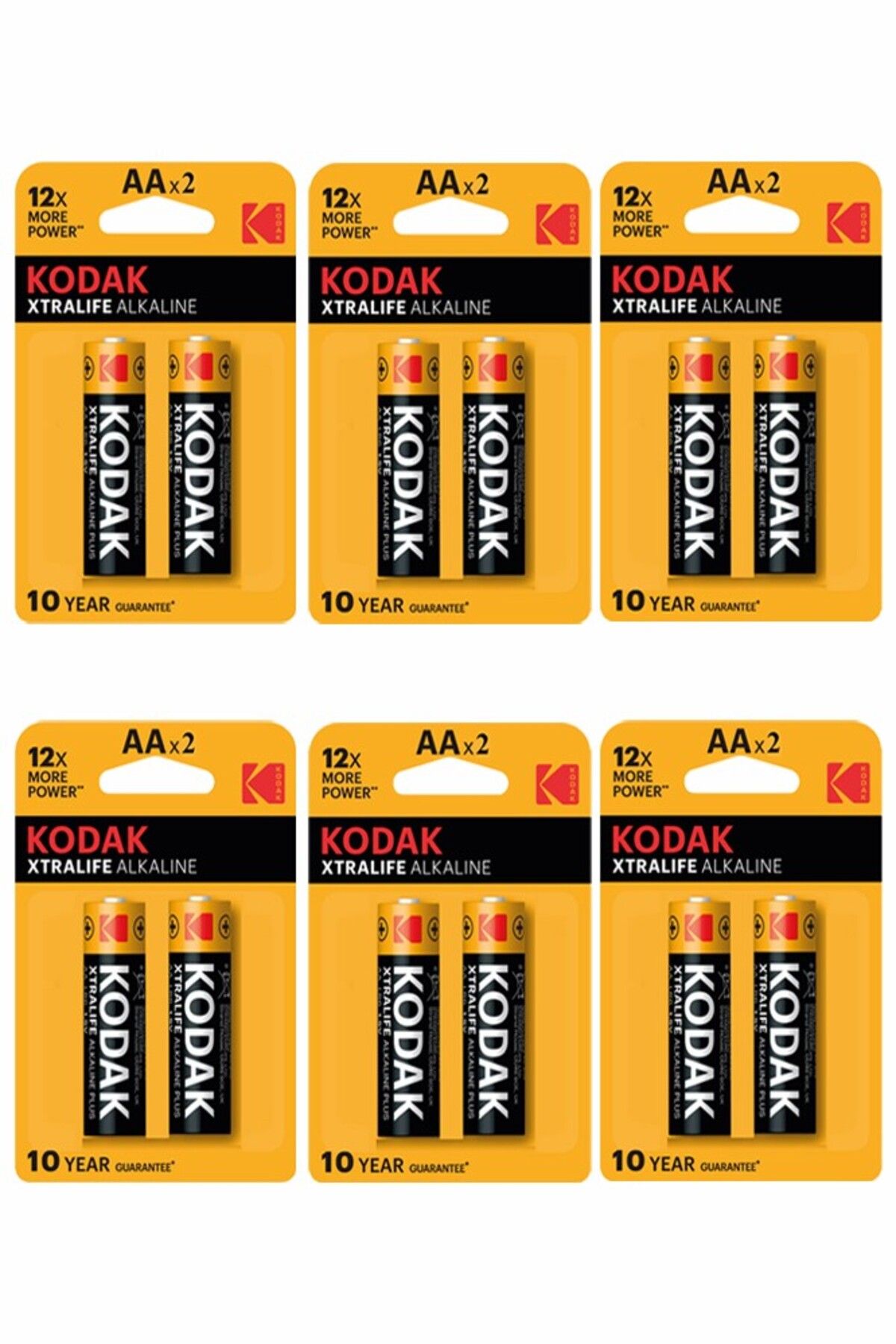Artlantis Xtralife Alkalin Kalem Pil AA 12 Adet Kodak Kaliteli Uzun Ömürlü 1.5 V Kalem Pil Kumanda Fen