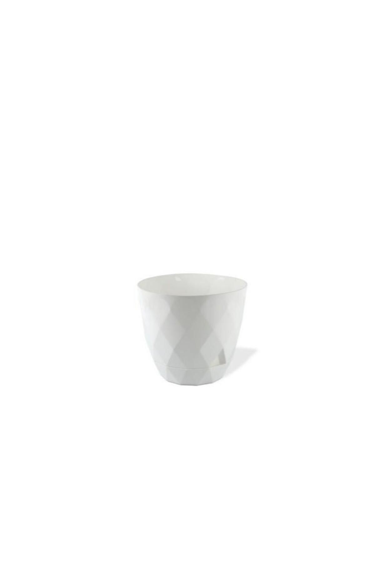 Omnipazar KRS-453 Yakamoz Tabaklı Plastik Saksı Takımı 2.4 Litre No 3