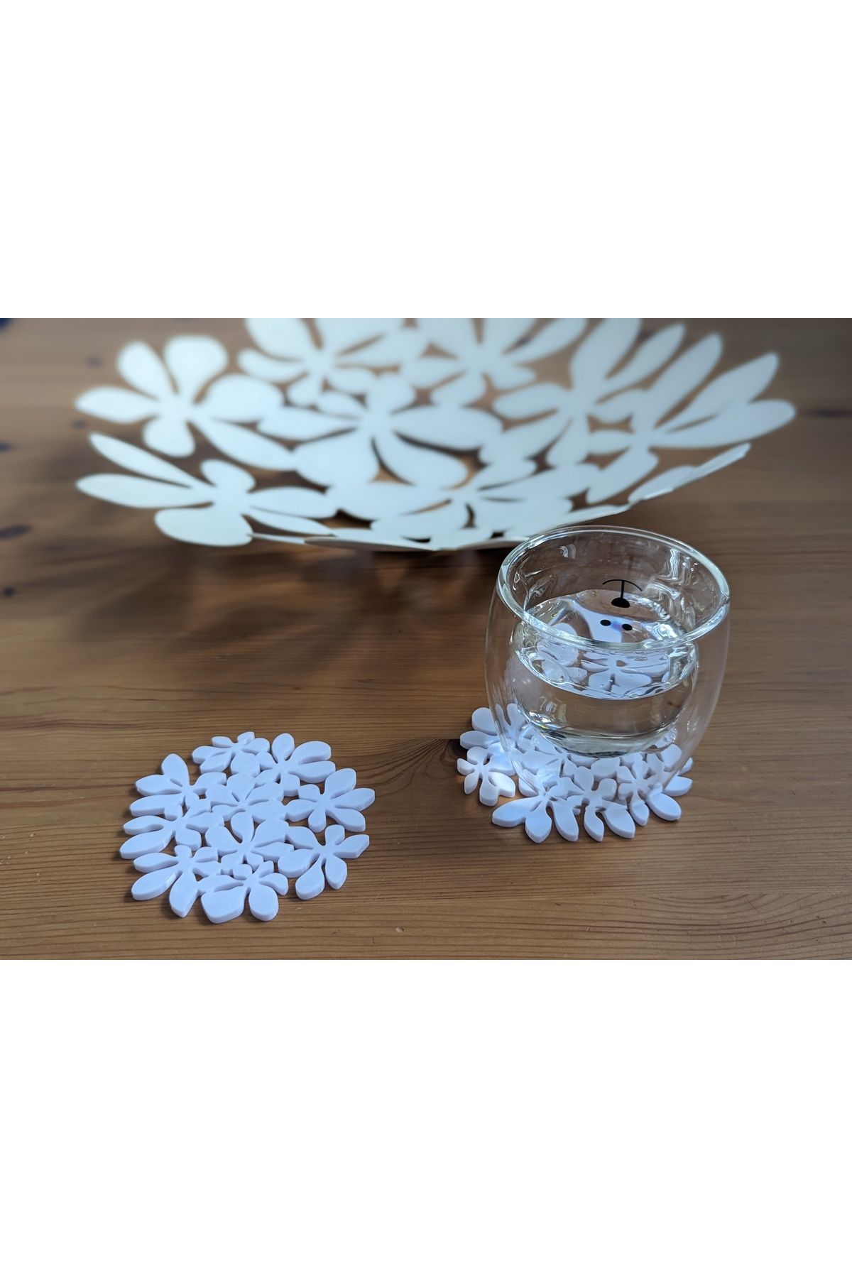 Vision Craft Çiçek coaster (3 Adet)