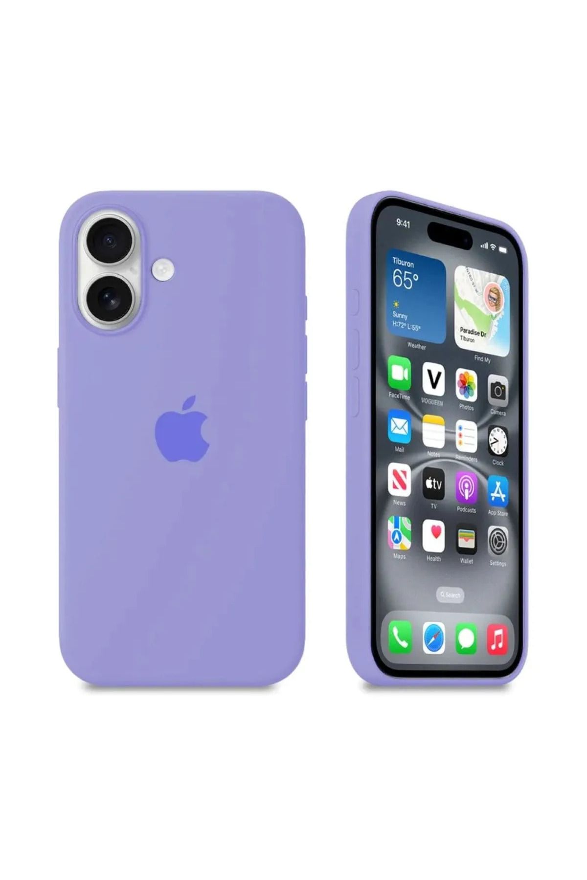 luxewear Iphone 16 Ile Uyumlu Lansman Silikon Kılıf Premium A Class -