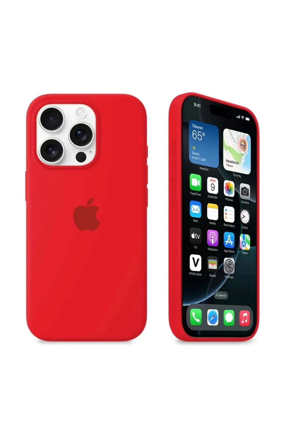 luxewear Iphone 16 PRO Ile Uyumlu Lansman Silikon Kılıf Premium A Class -