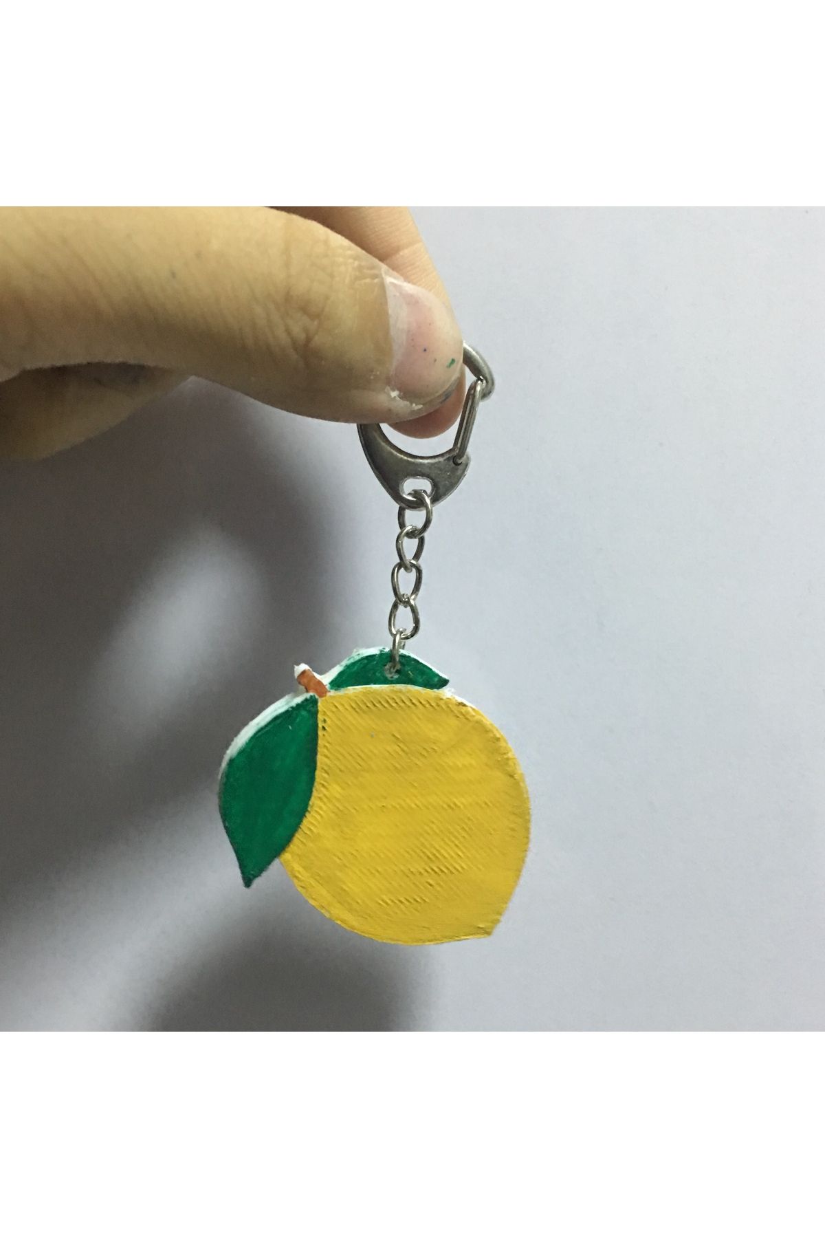 talaşoğlu Limon Anahtar Zinciri | Emoji limon anahtar zinciri (4 Adet)