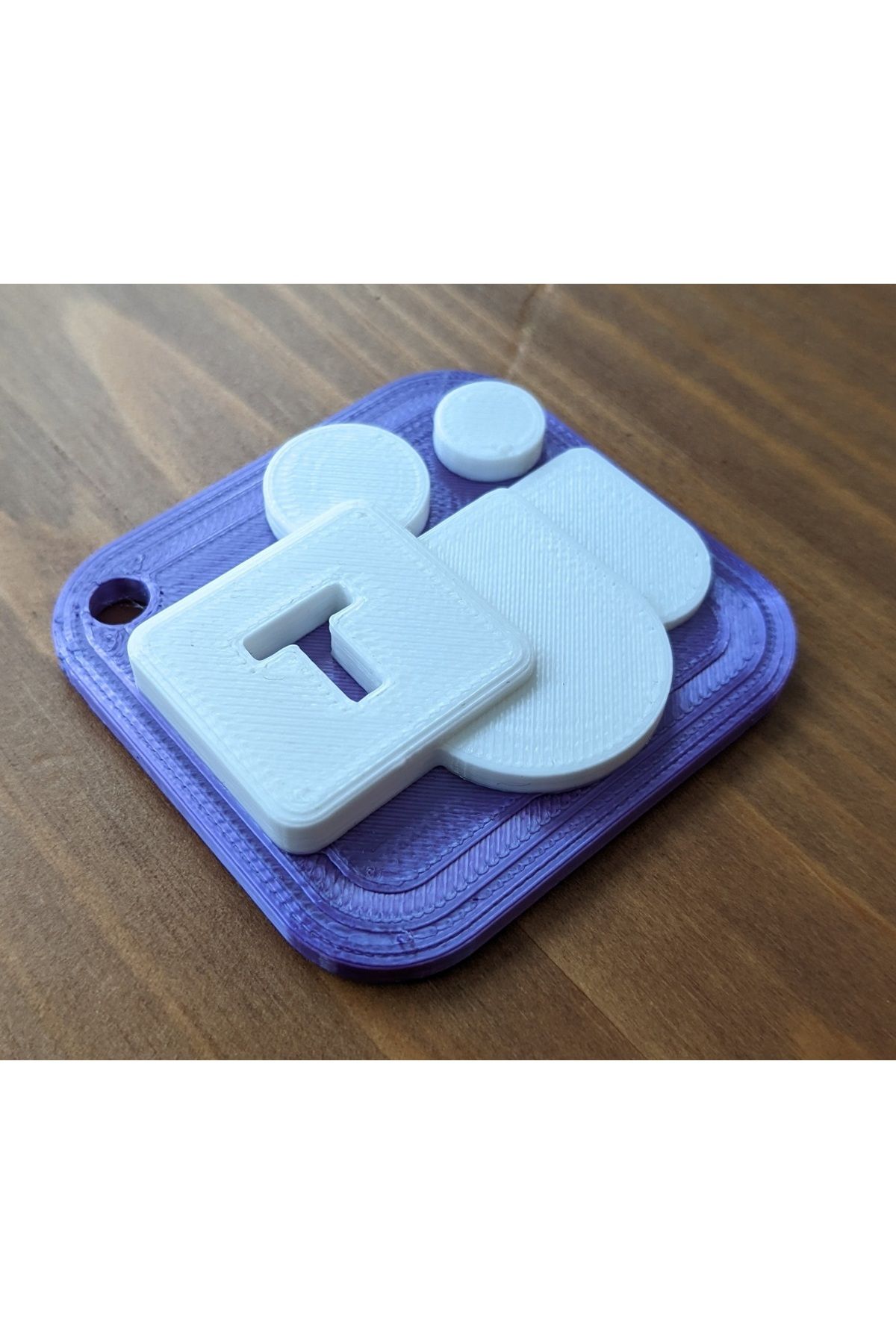 talaşoğlu Microsoft Teams Logo Keychain Değiştirilmiş Ek Remix (4 Adet)