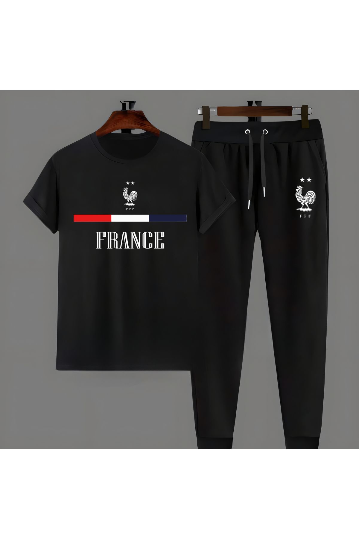 Biy Store Fransa milli takım forma futbol sırt baskılı unisex kısa kollu erkek tişört kadın t-shirt eşofman