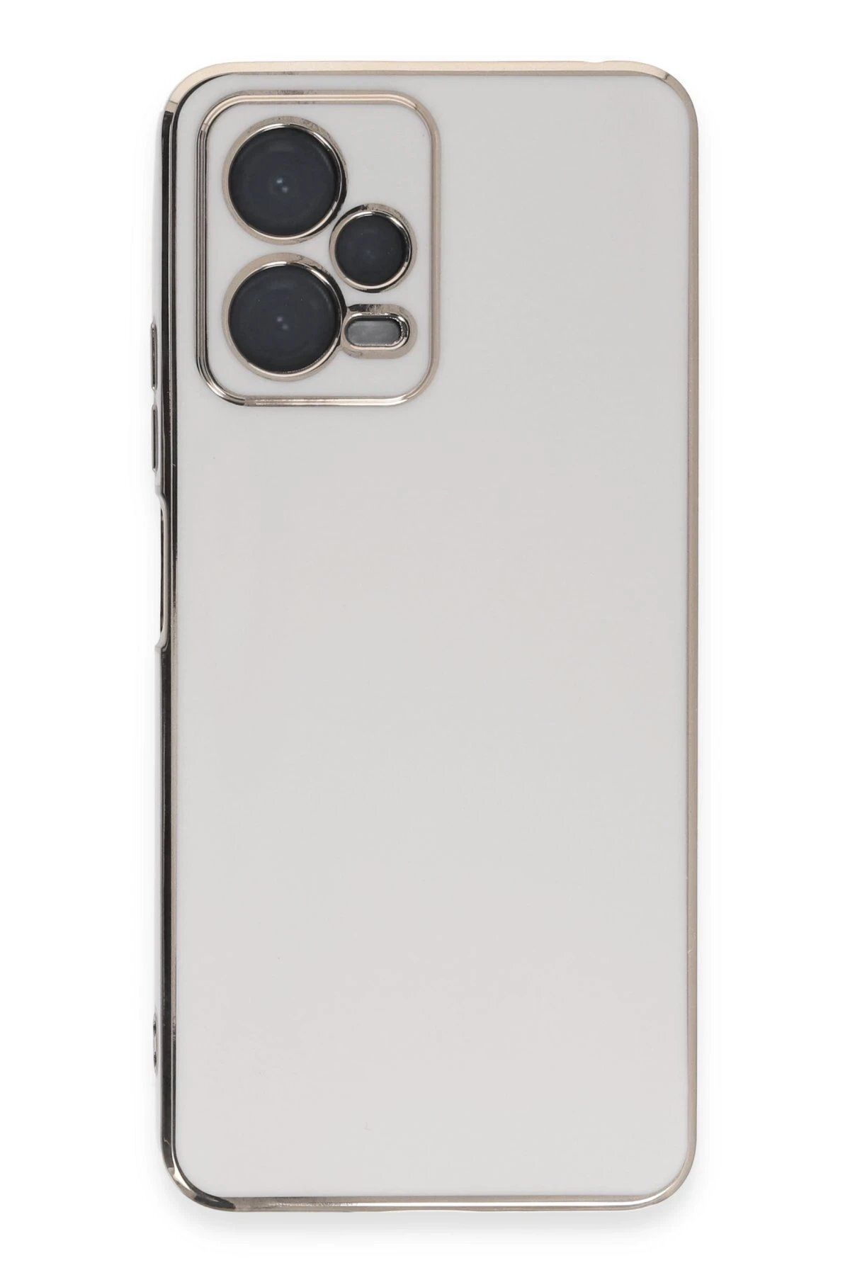 Toptan Bulurum Xiaomi Poco X5 5G Kılıf Volet Silikon - Beyaz