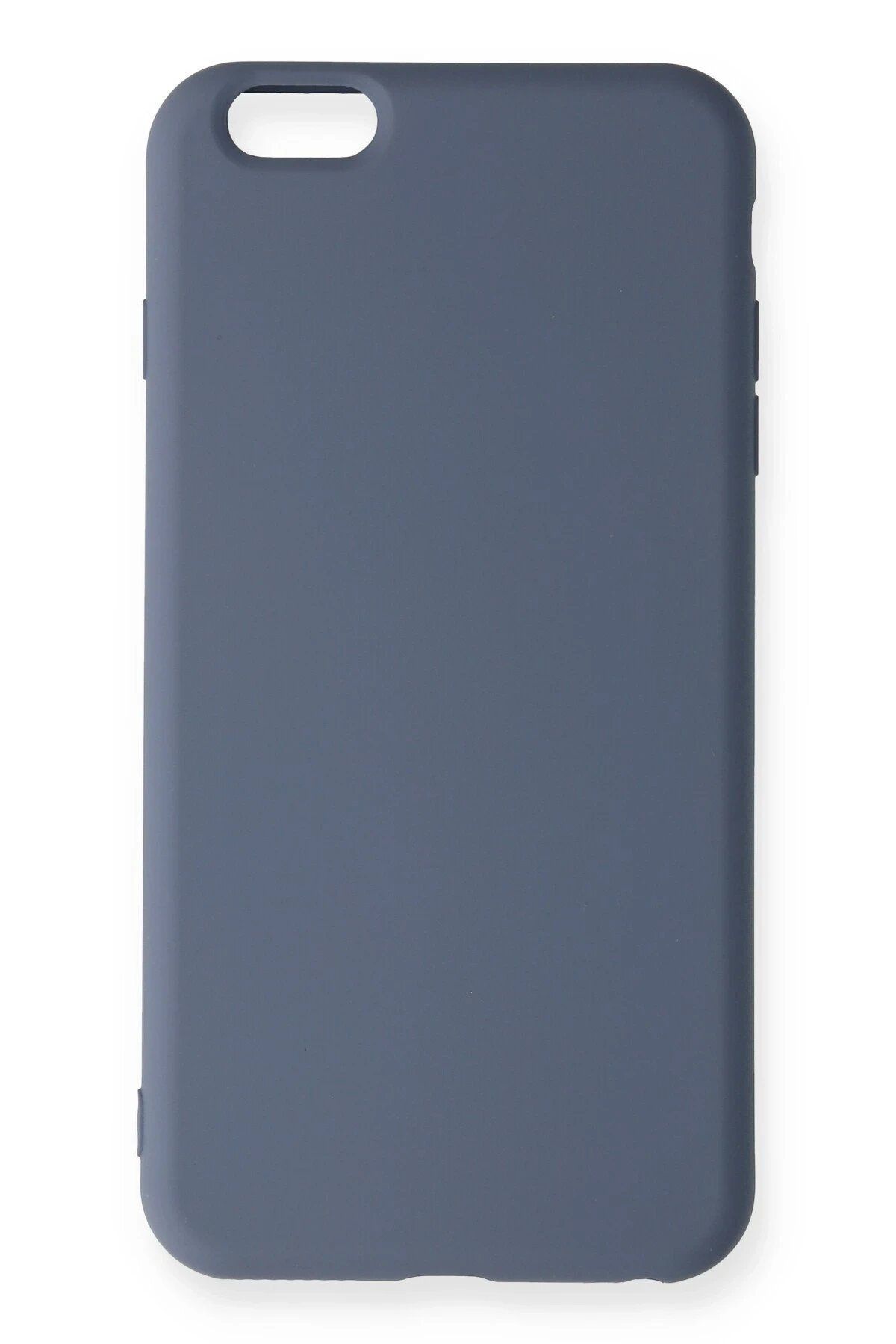 Toptan Bulurum iPhone 6 Plus Kılıf Nano içi Kadife Silikon - Gri